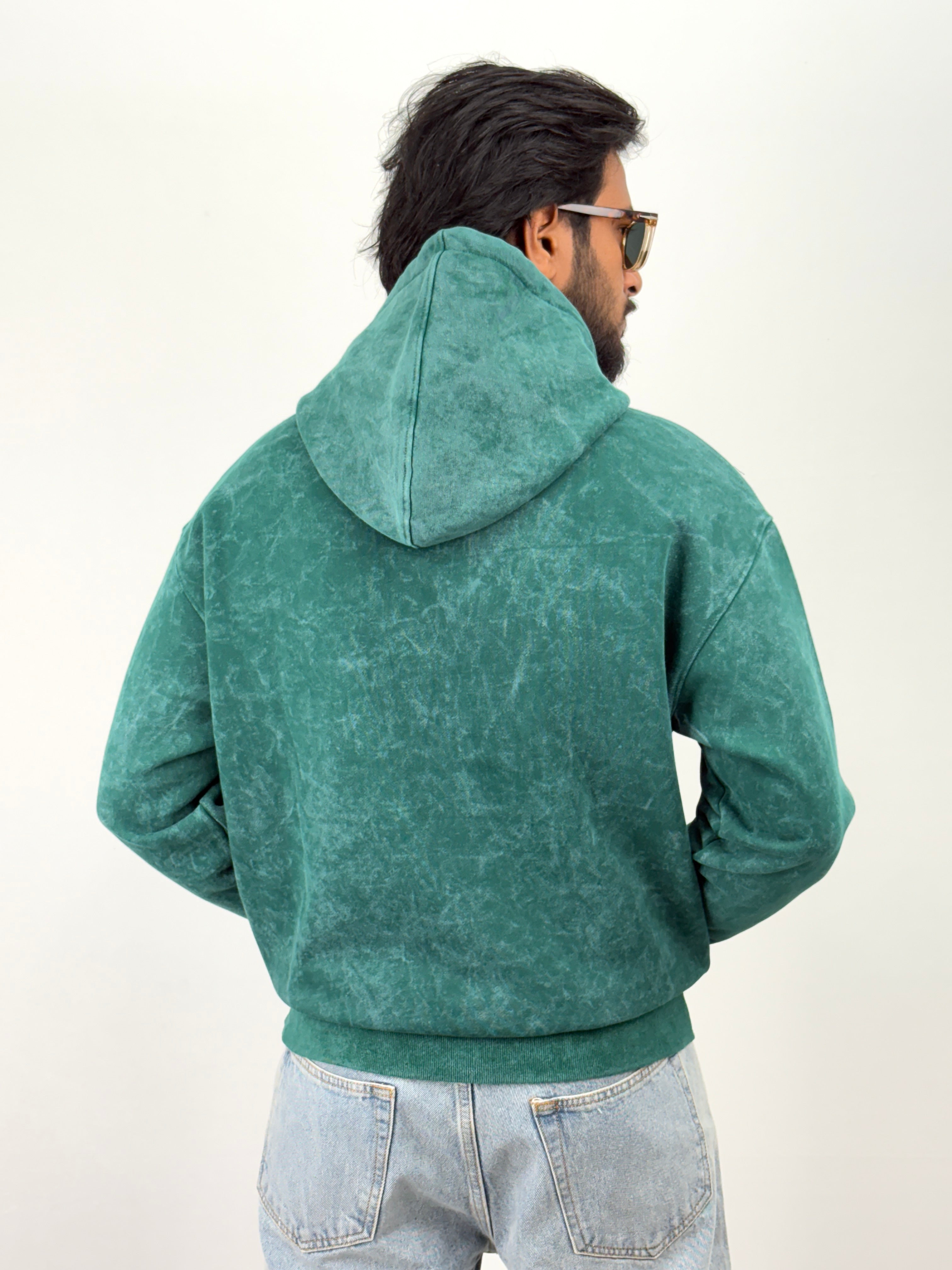 Green Oversized Hoodie