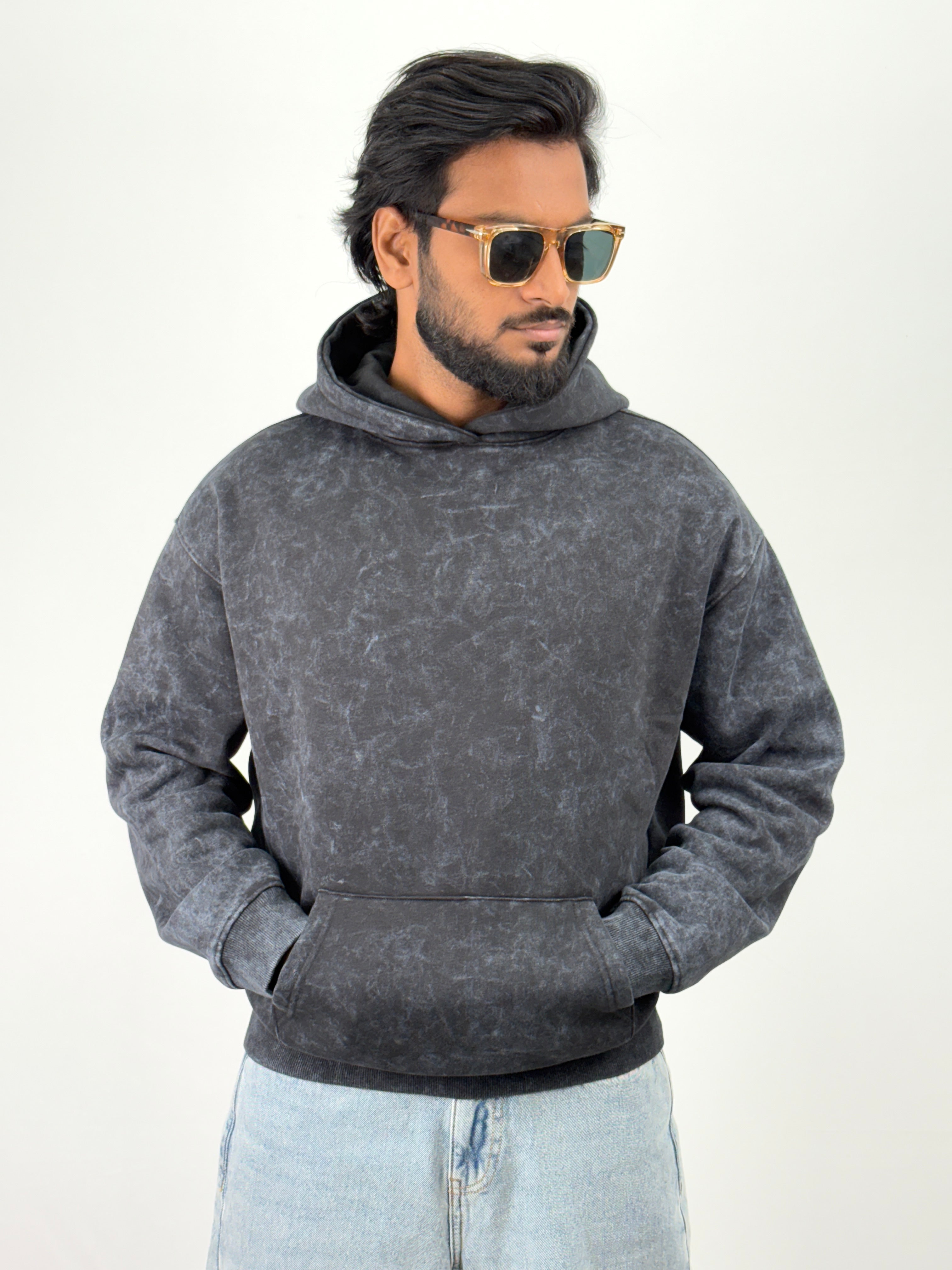Black Oversized Hoodie