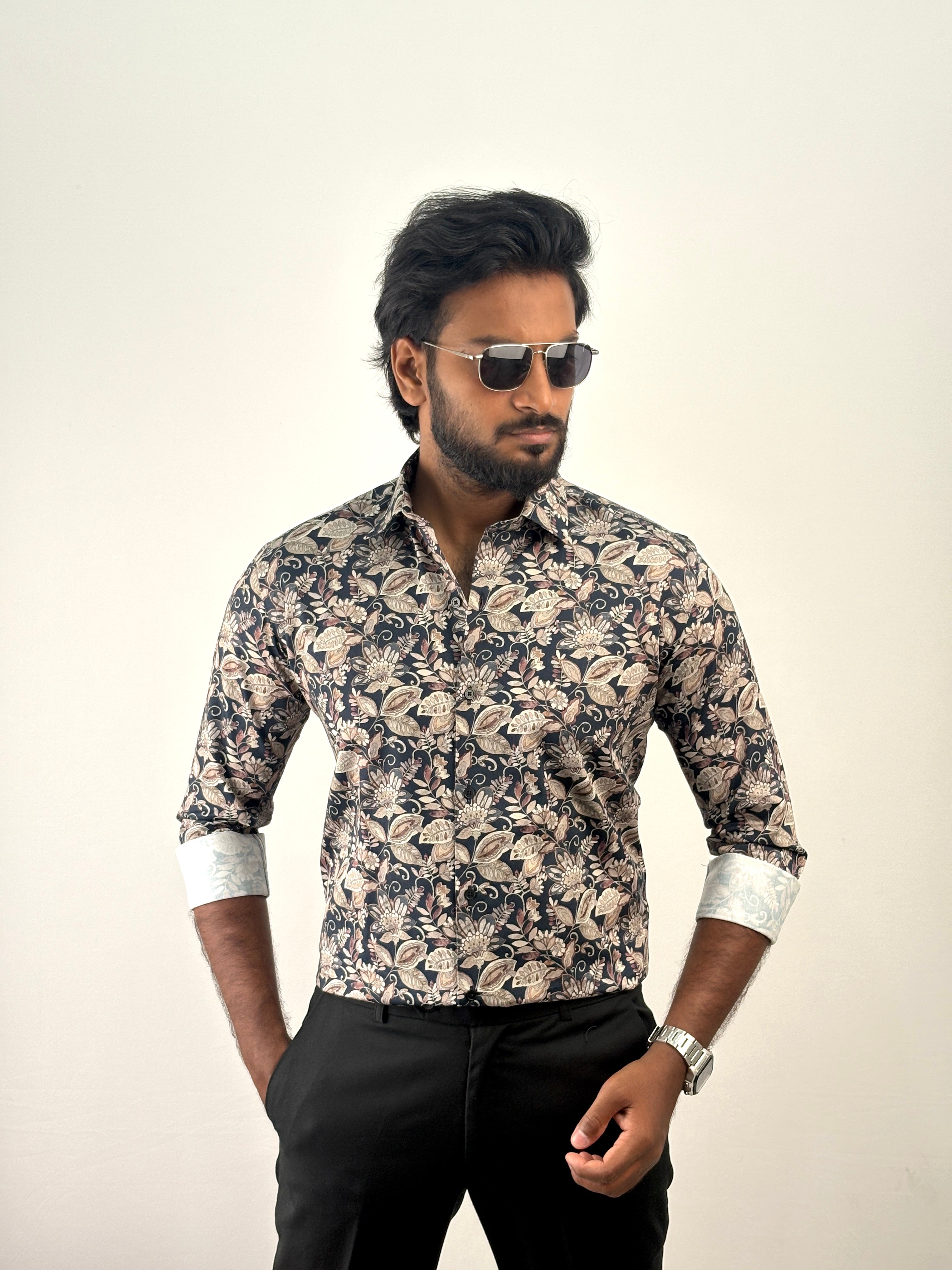 Peacock IMP Printed Shirt