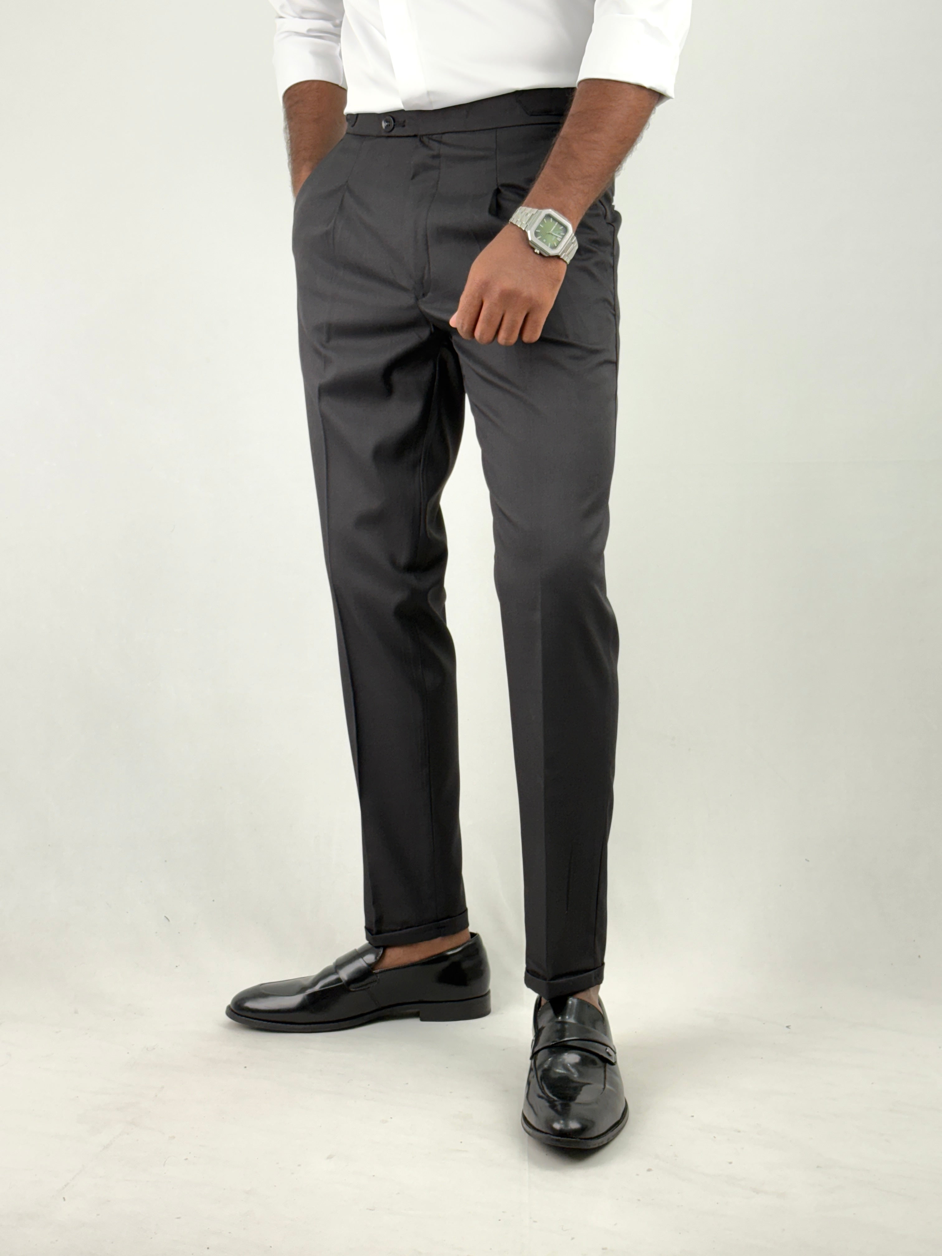 Black Gurkha Pants