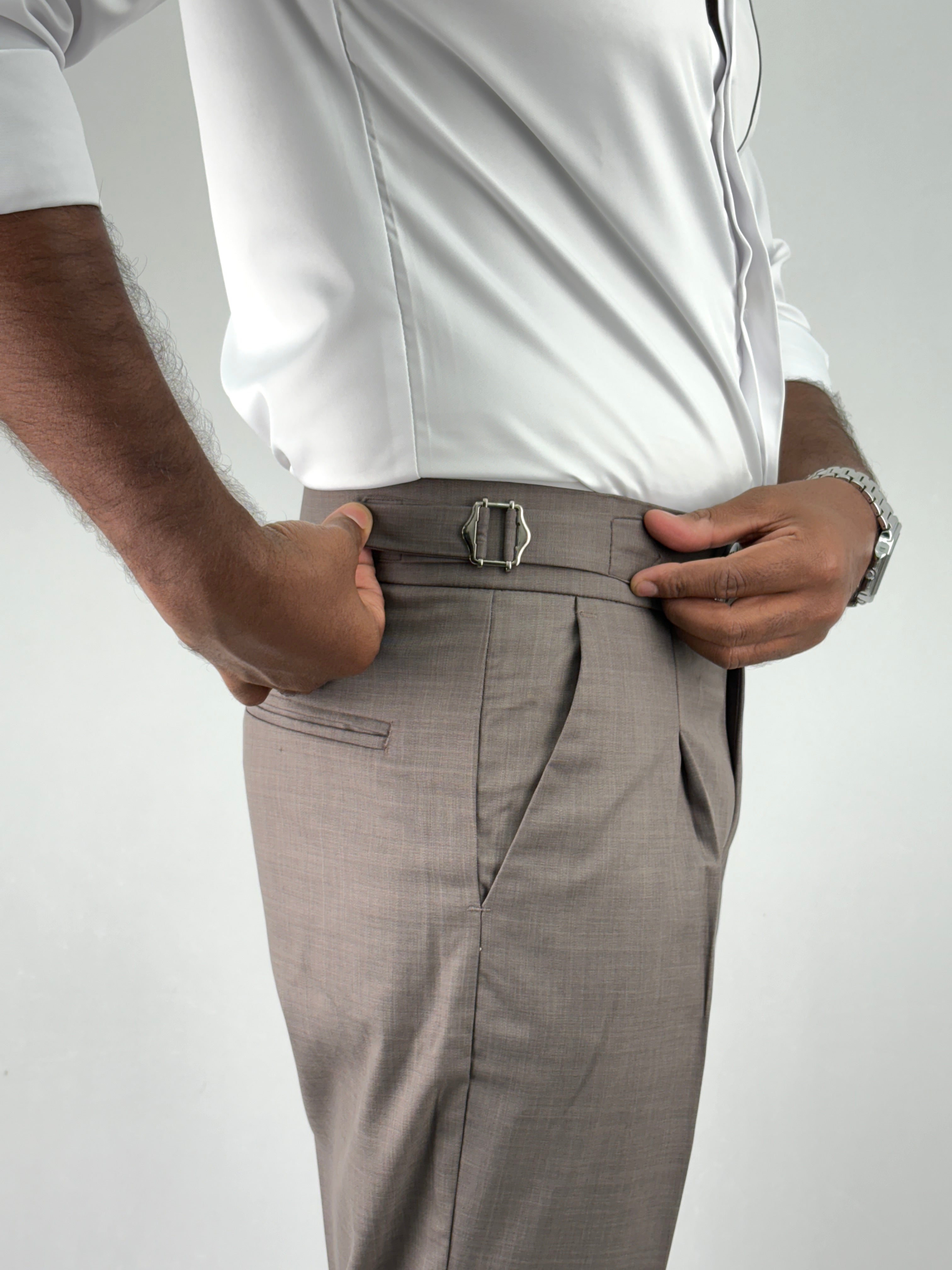 Brown Gurkha Pants