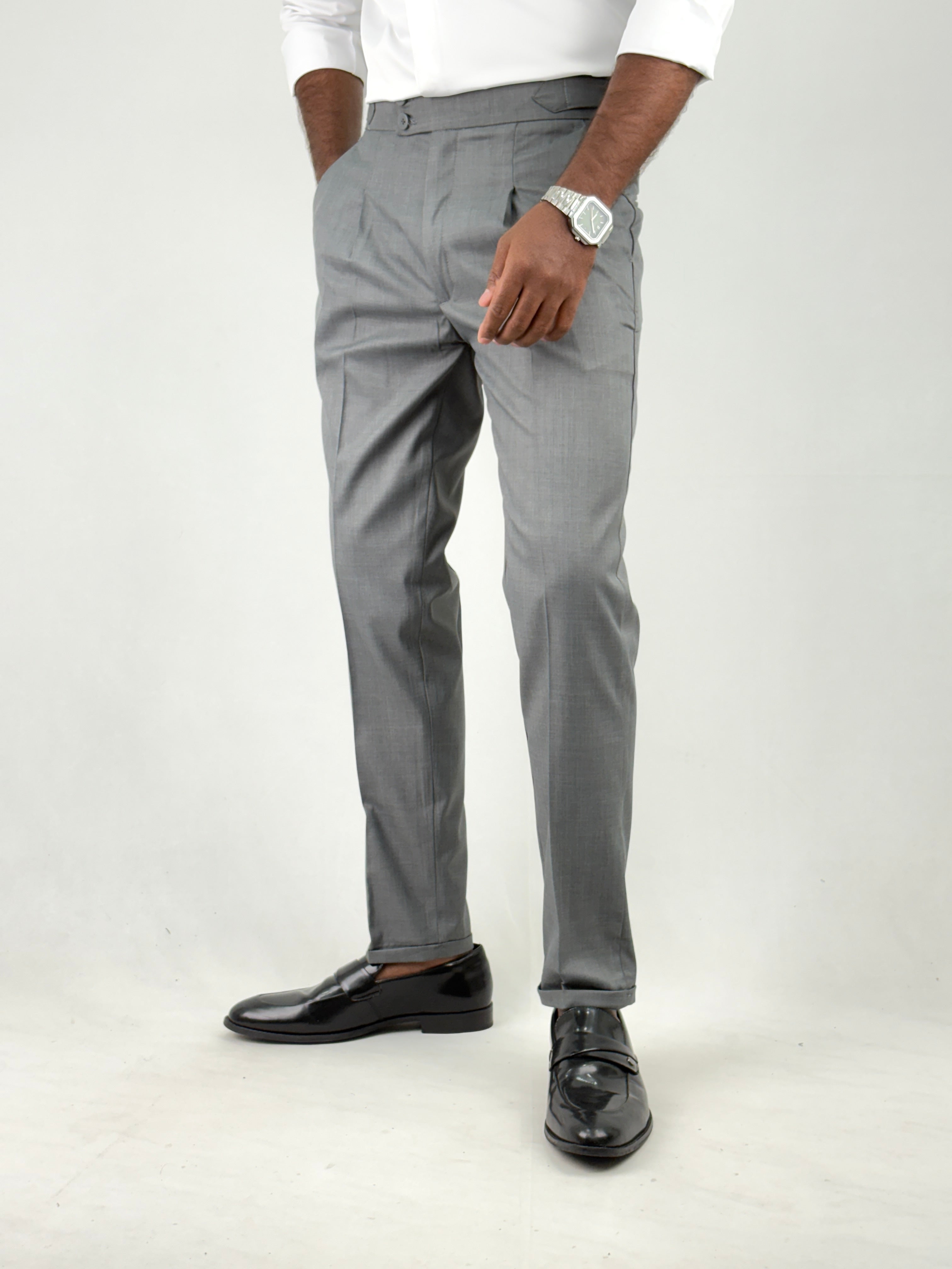 Grey Gurkha Pants