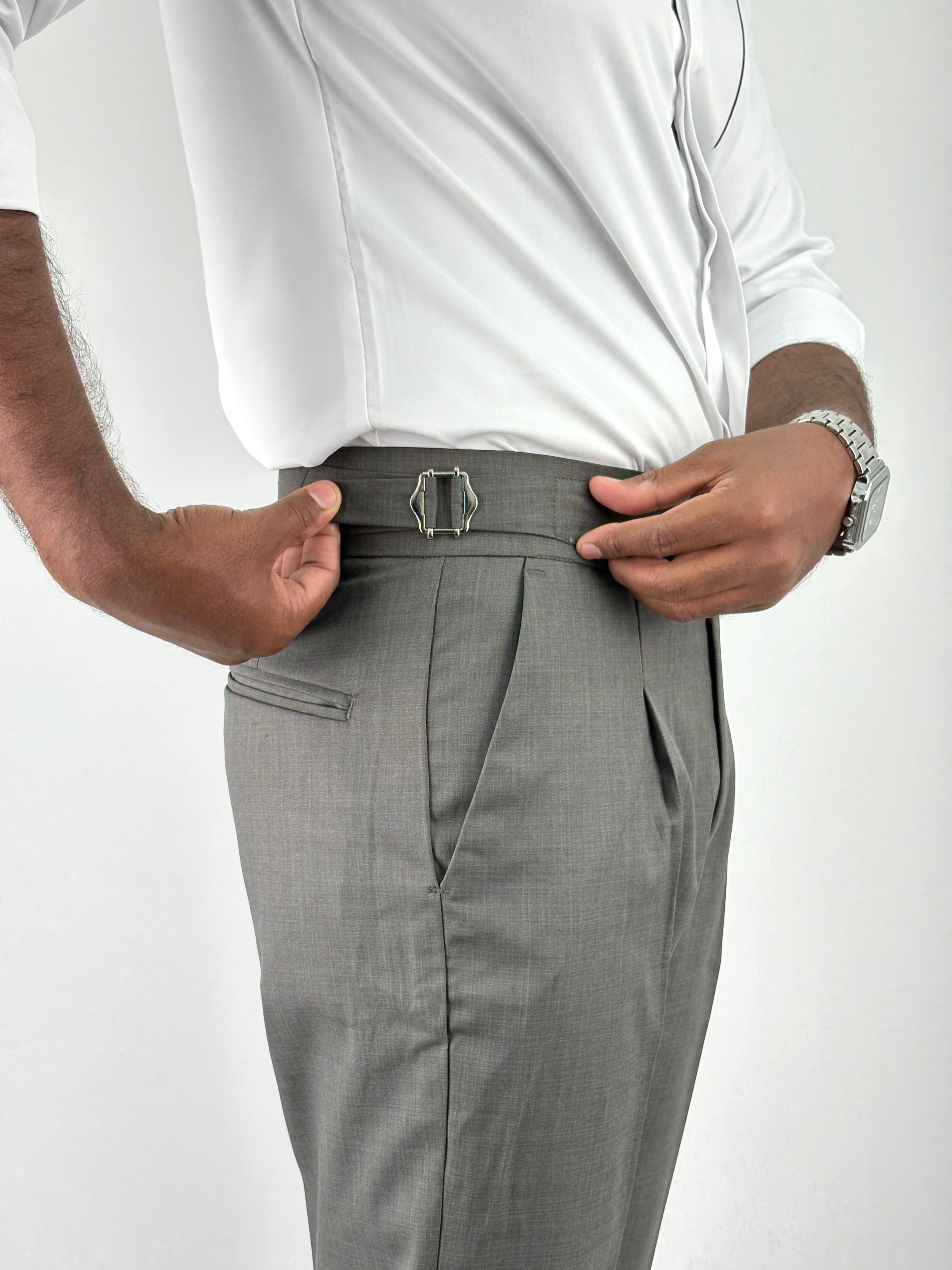 Dark Grey Gurkha Pants