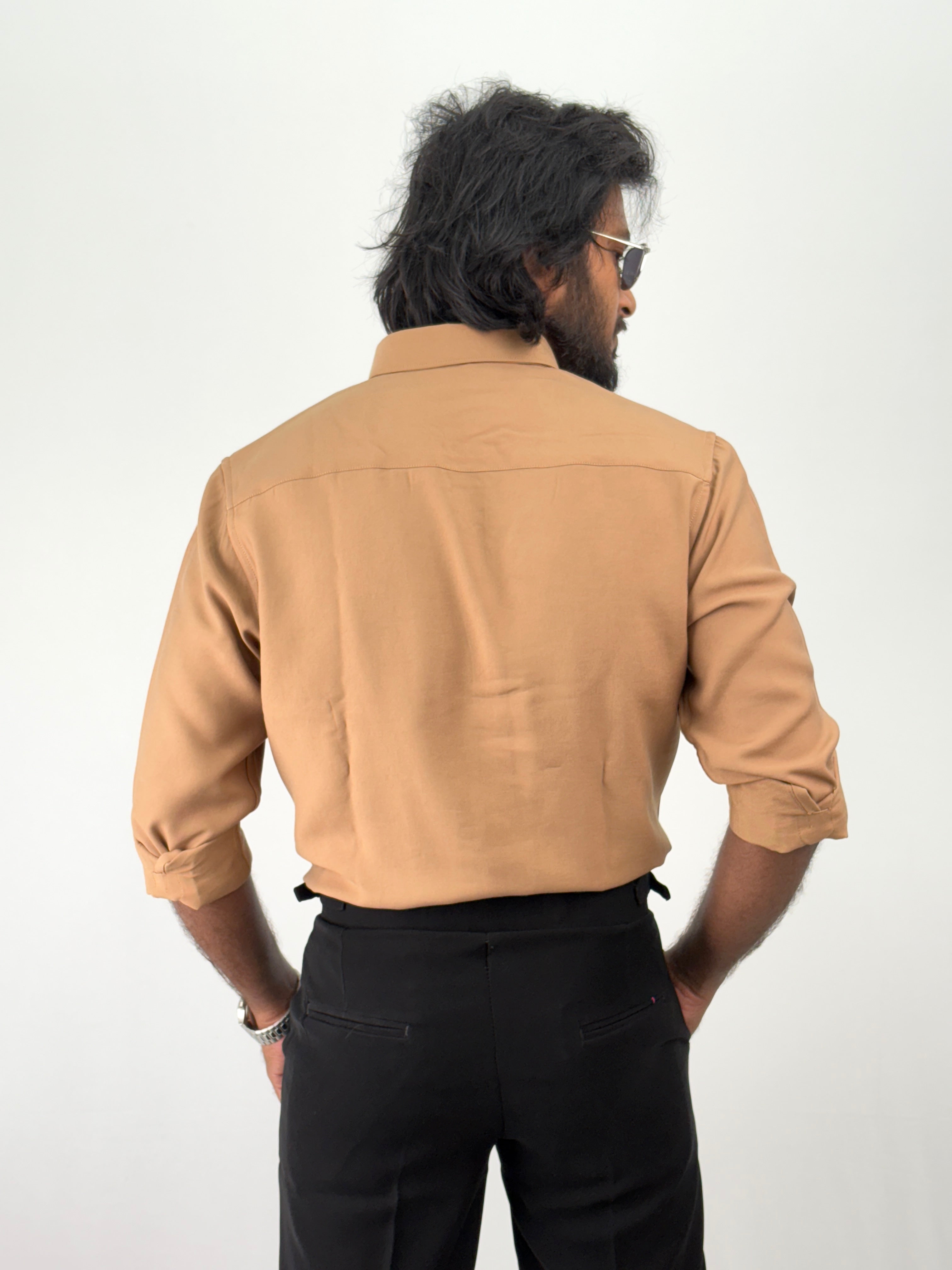 Mustard IMP Plain Shirt 1