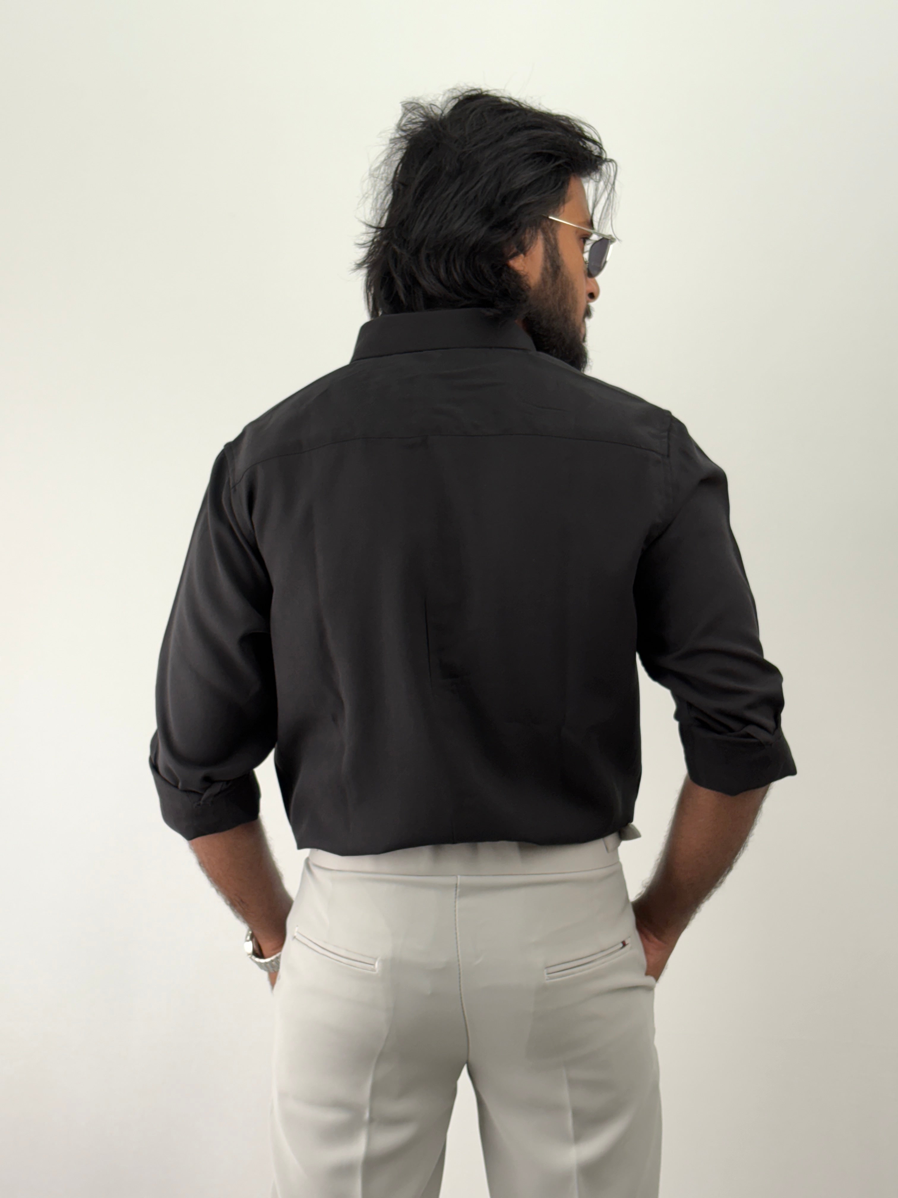 Black IMP Plain Shirt 1