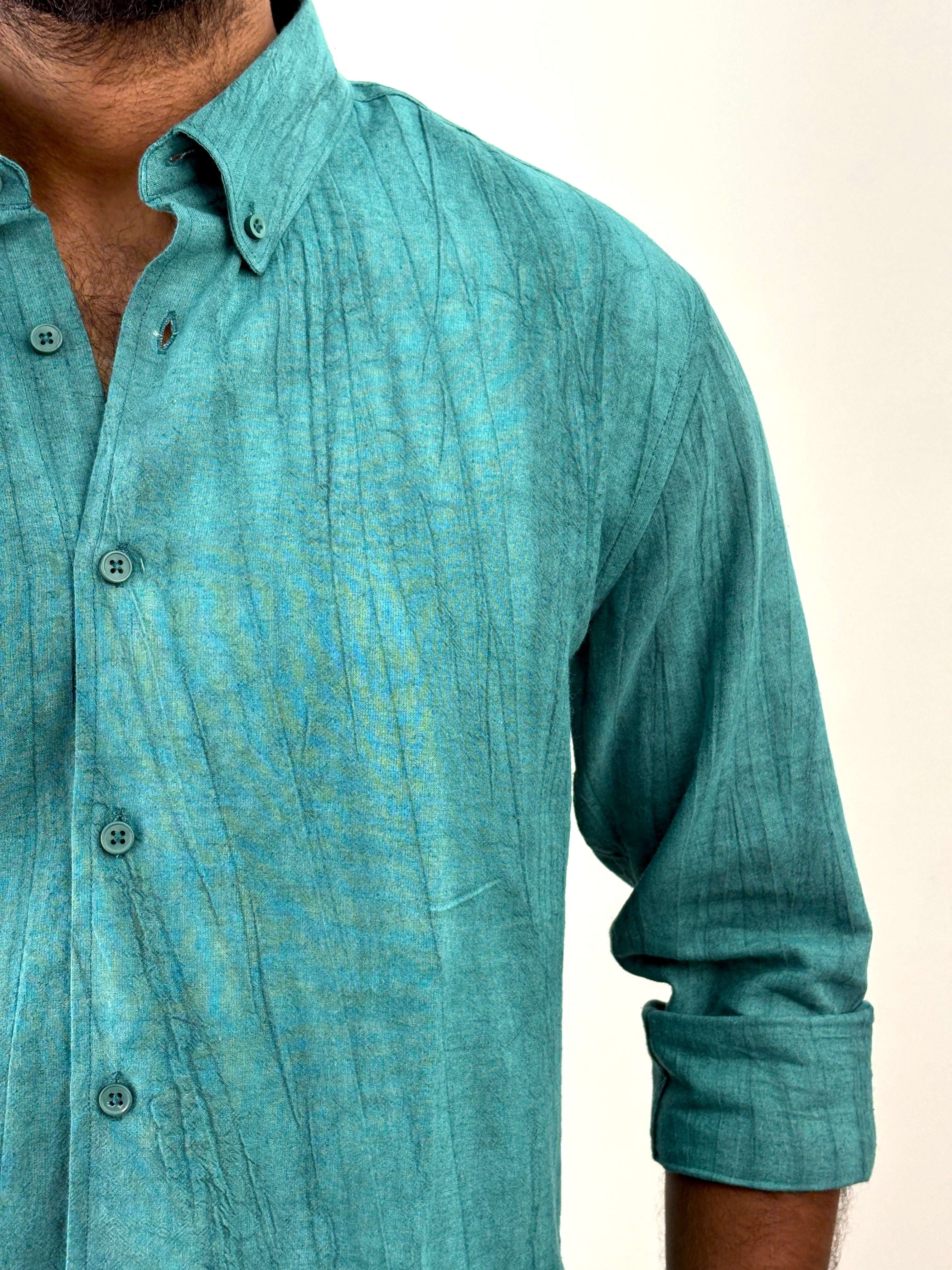 Green IMP Texture Shirt