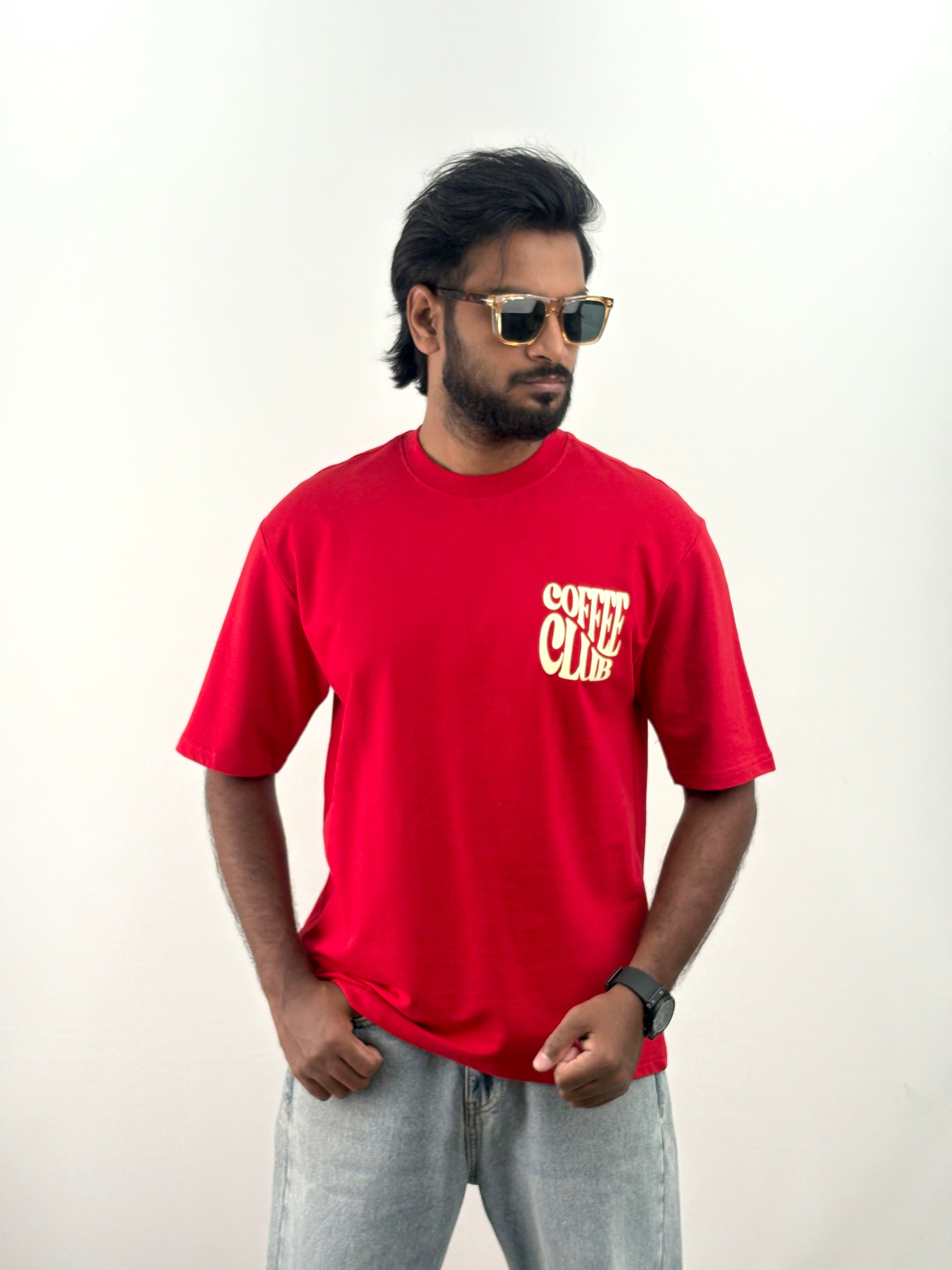Red Oversized T-Shirt