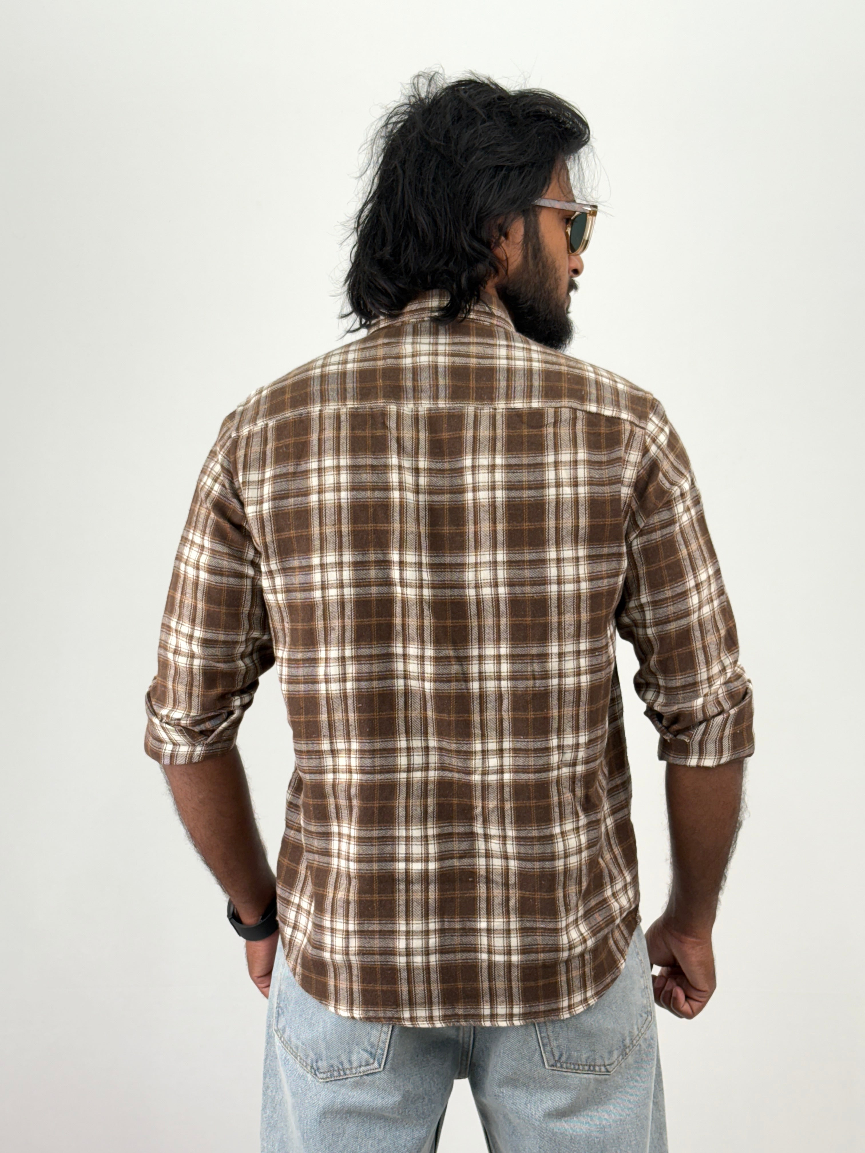Brown Flannel Shirt