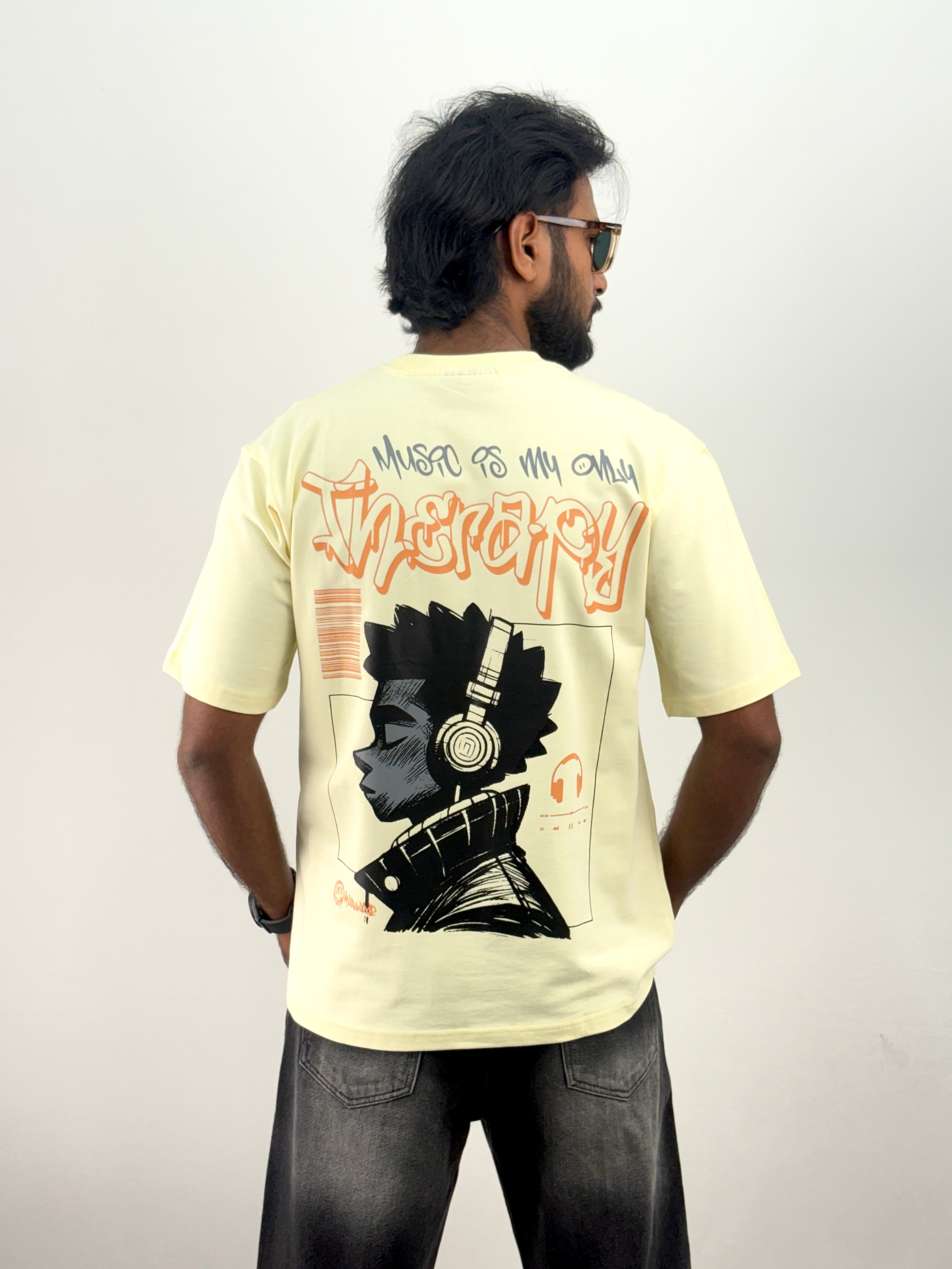 Cream Oversized T-Shirt