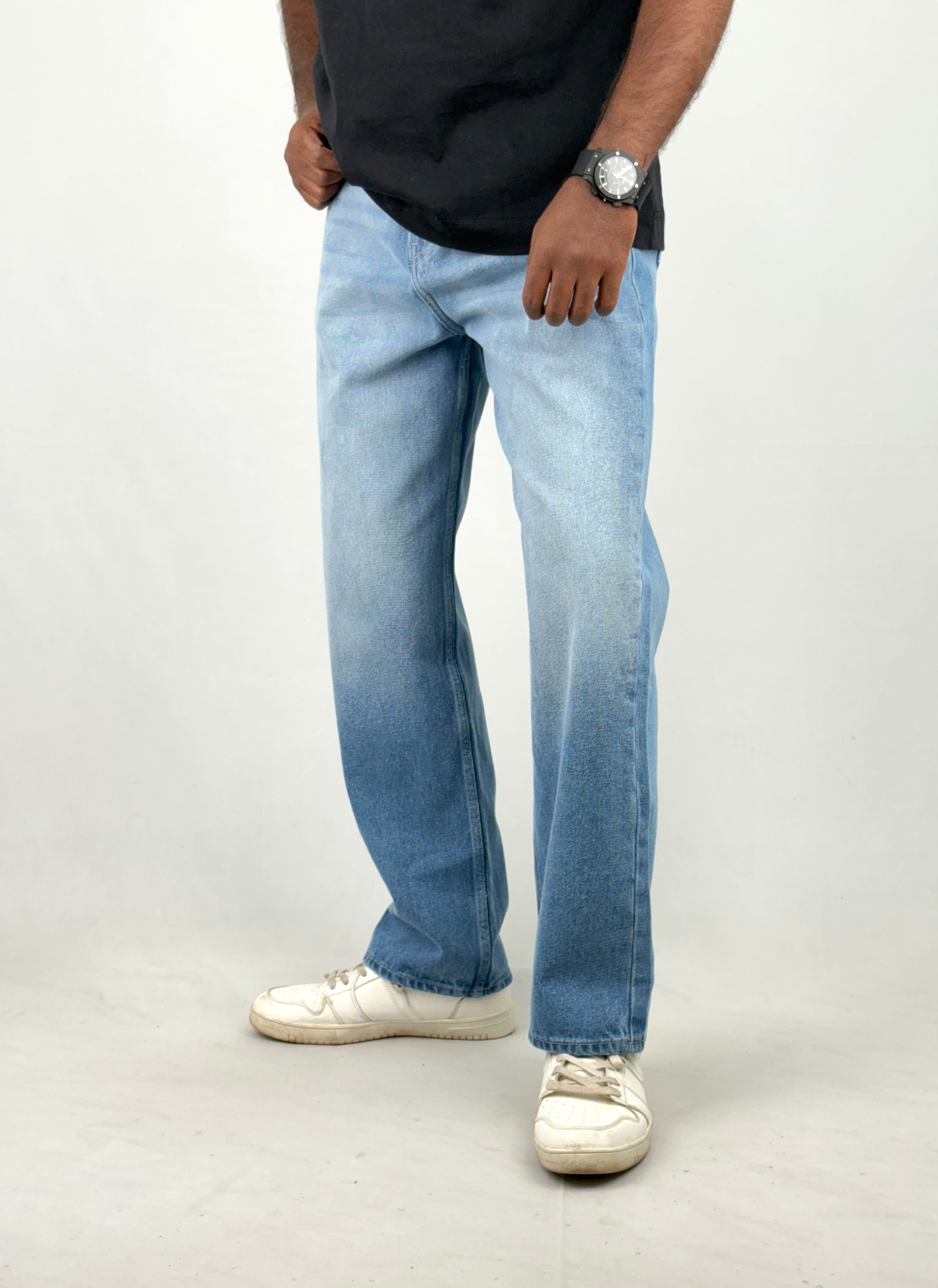 Blue Baggy Jeans