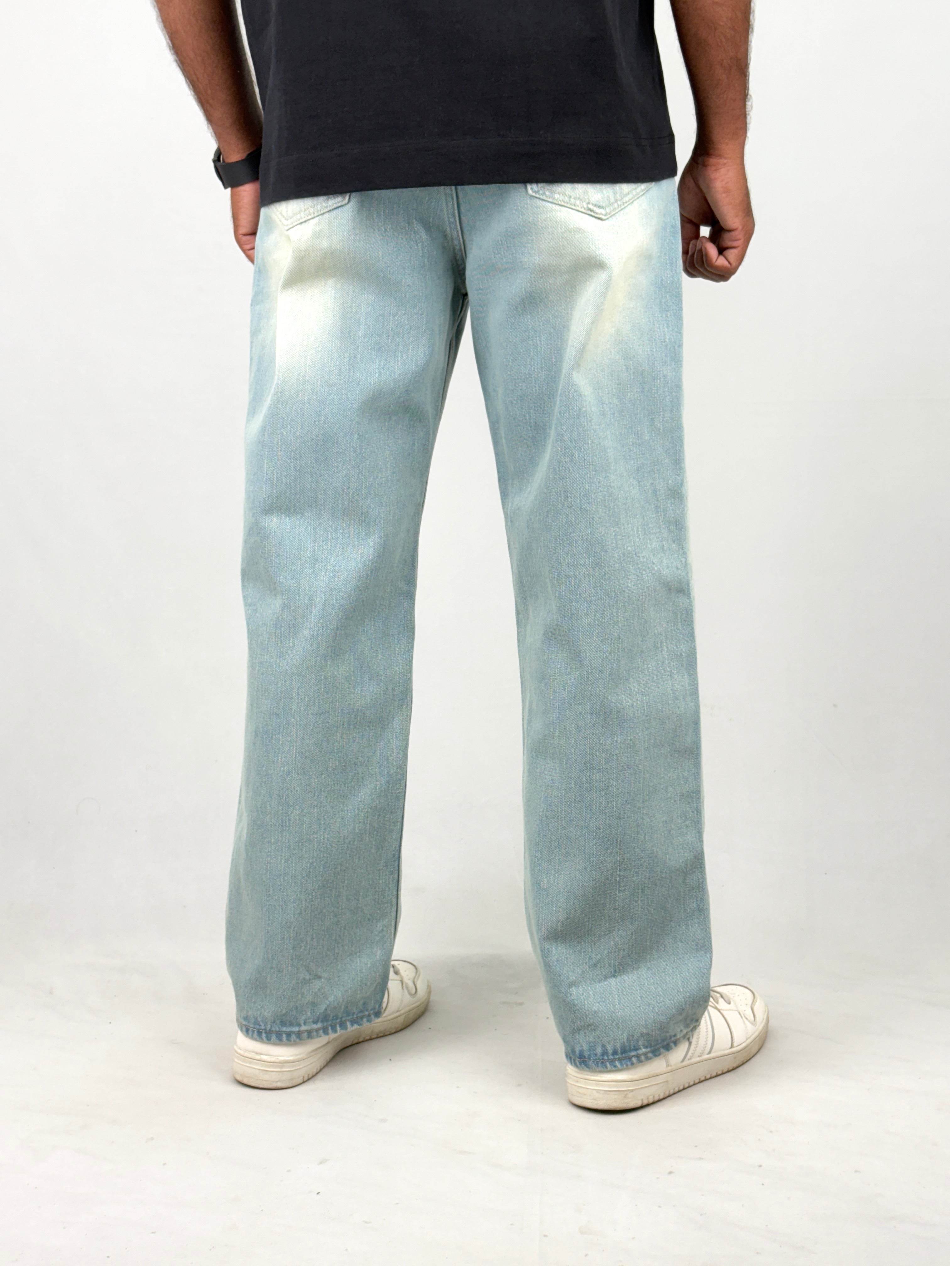 Blue Tinted Baggy Jeans