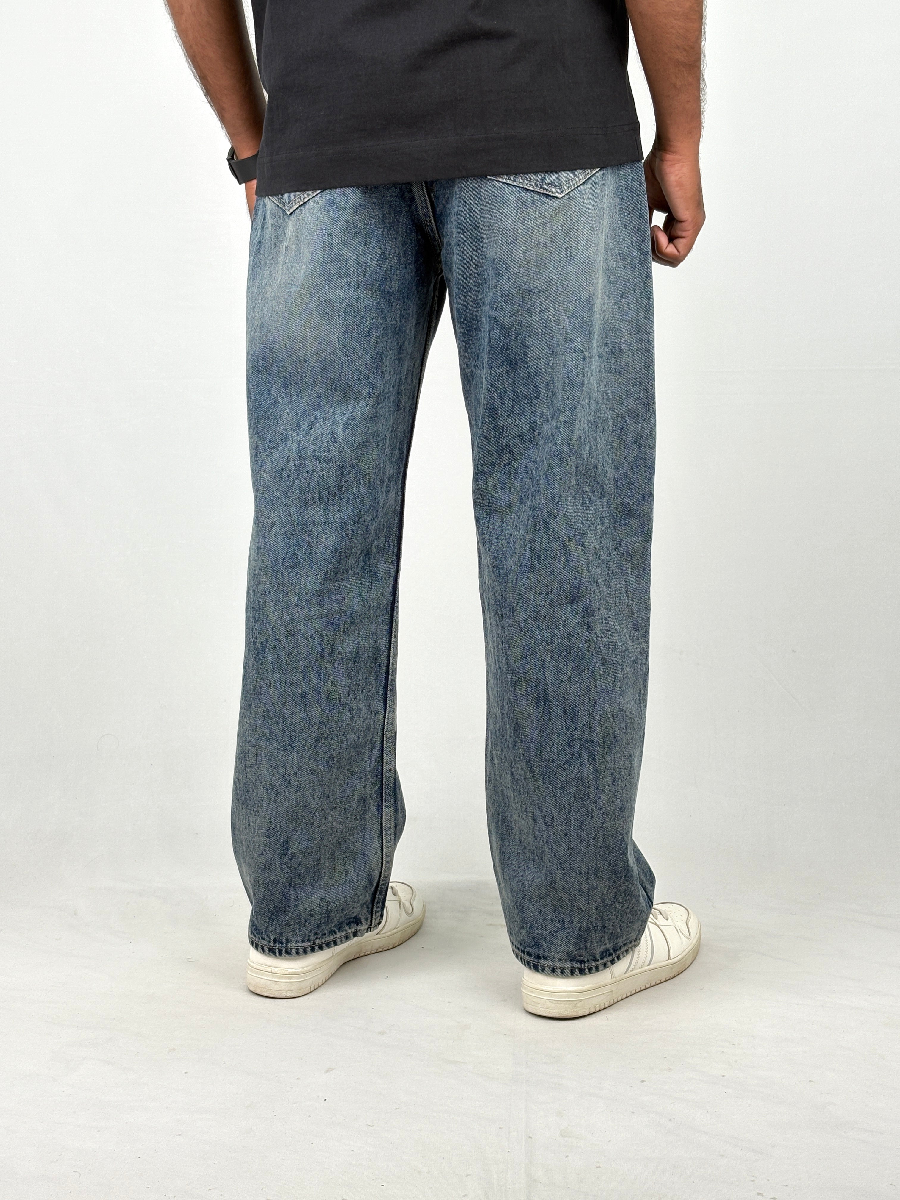 Denim Blue Baggy Jeans