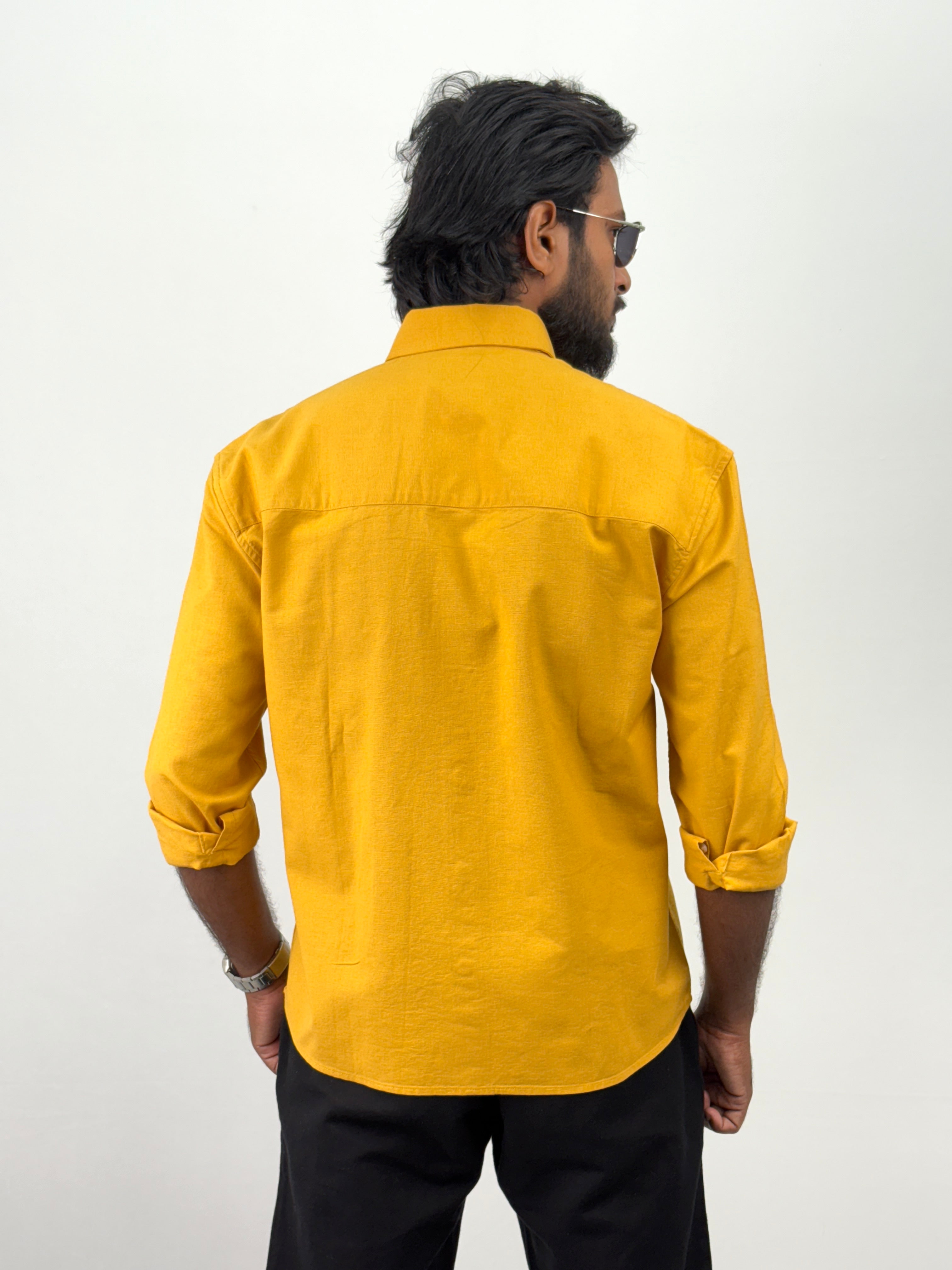 Yellow Linen Shirts