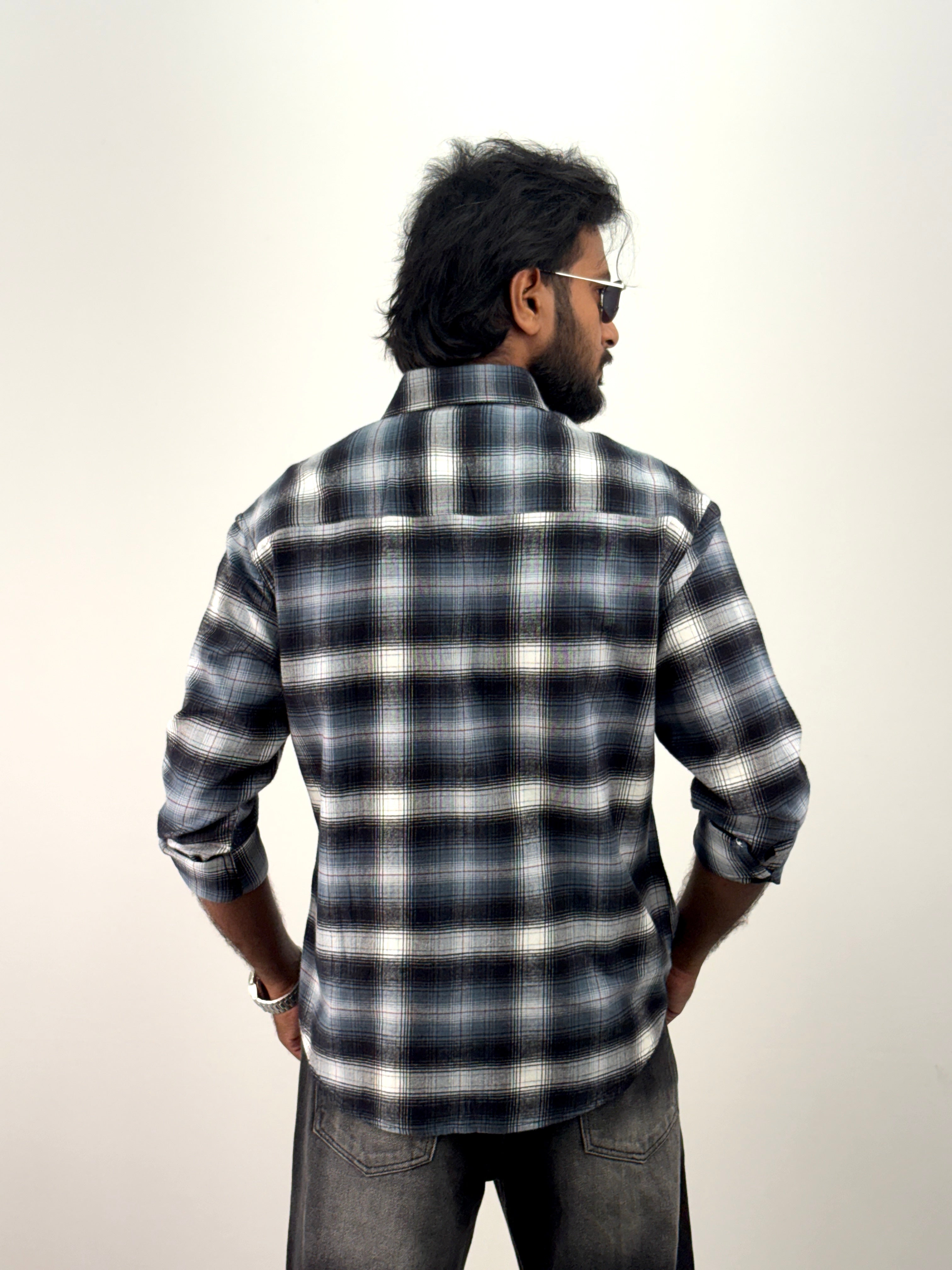 Light Blue Flannel Shirt