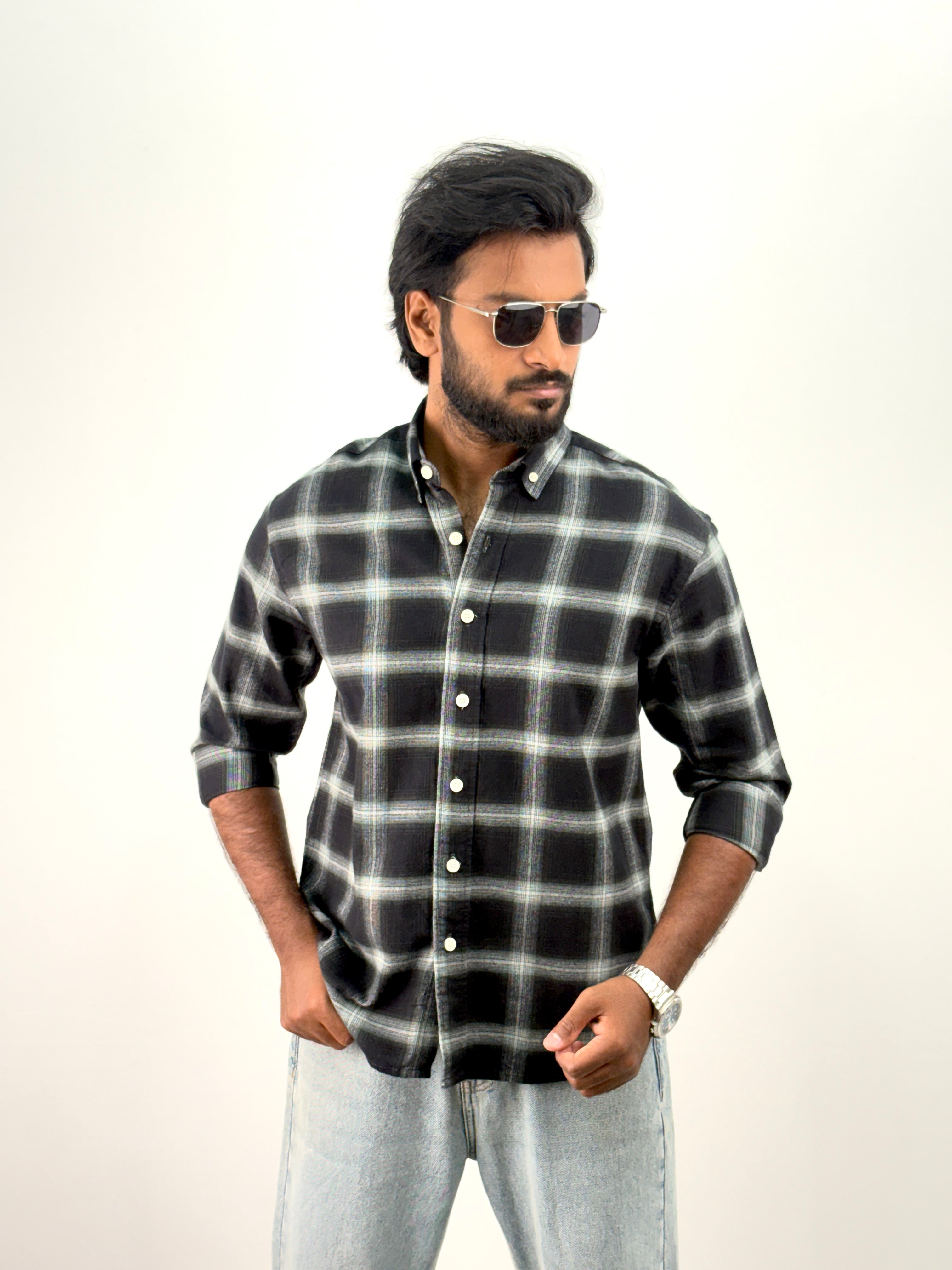 Green Flannel Shirt