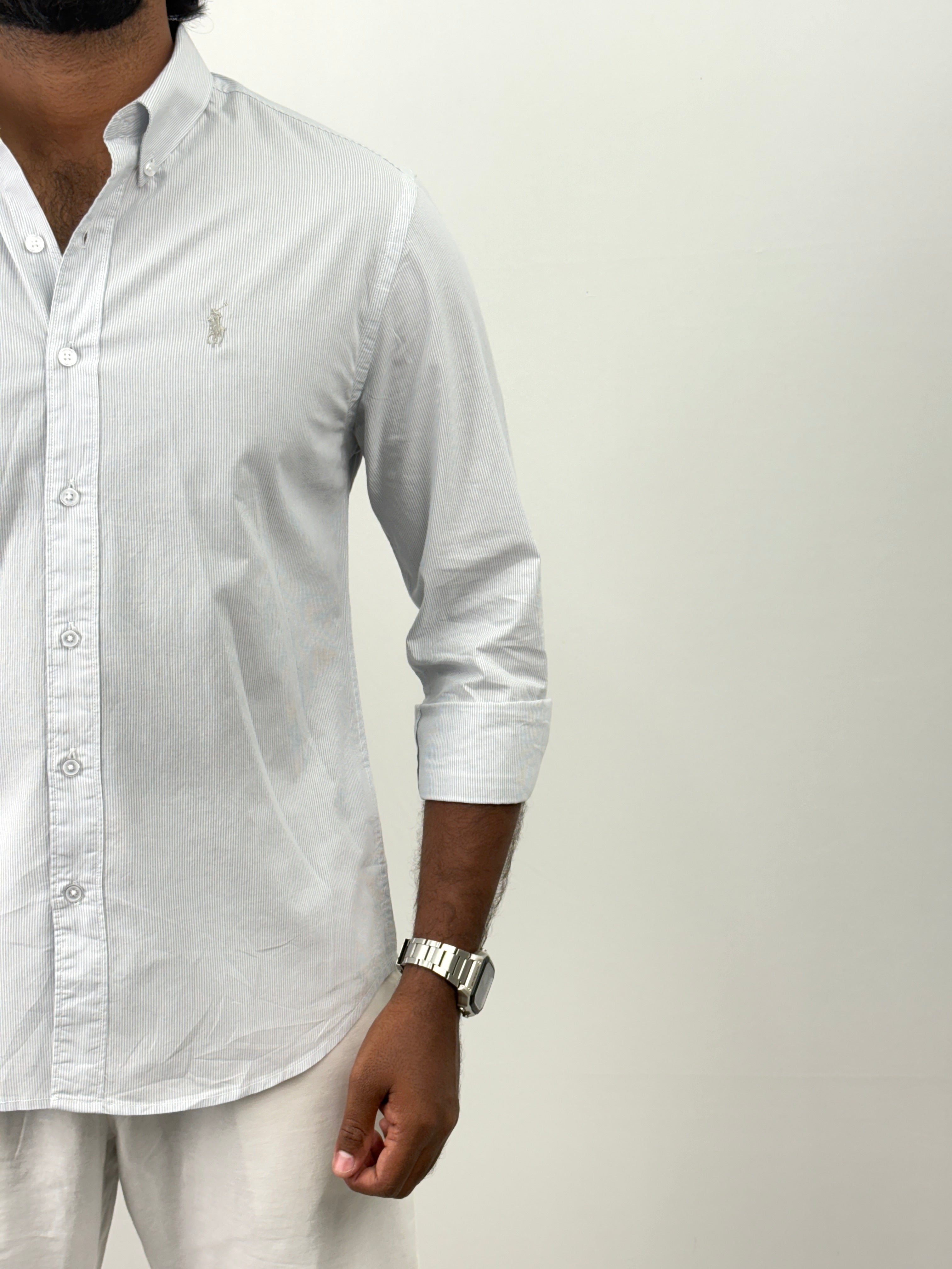 Grey Stripe Shirts