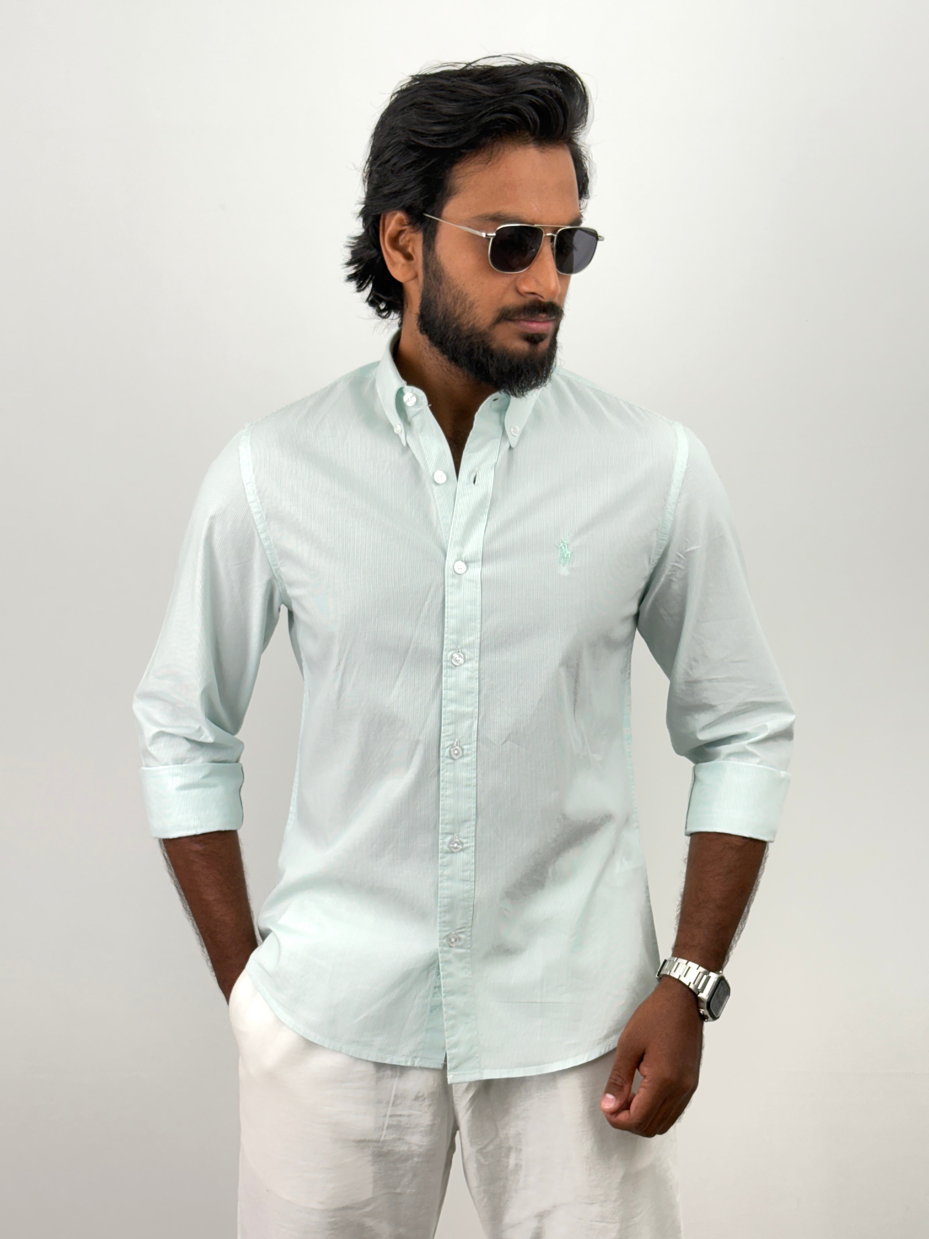 Green Stripe Shirts