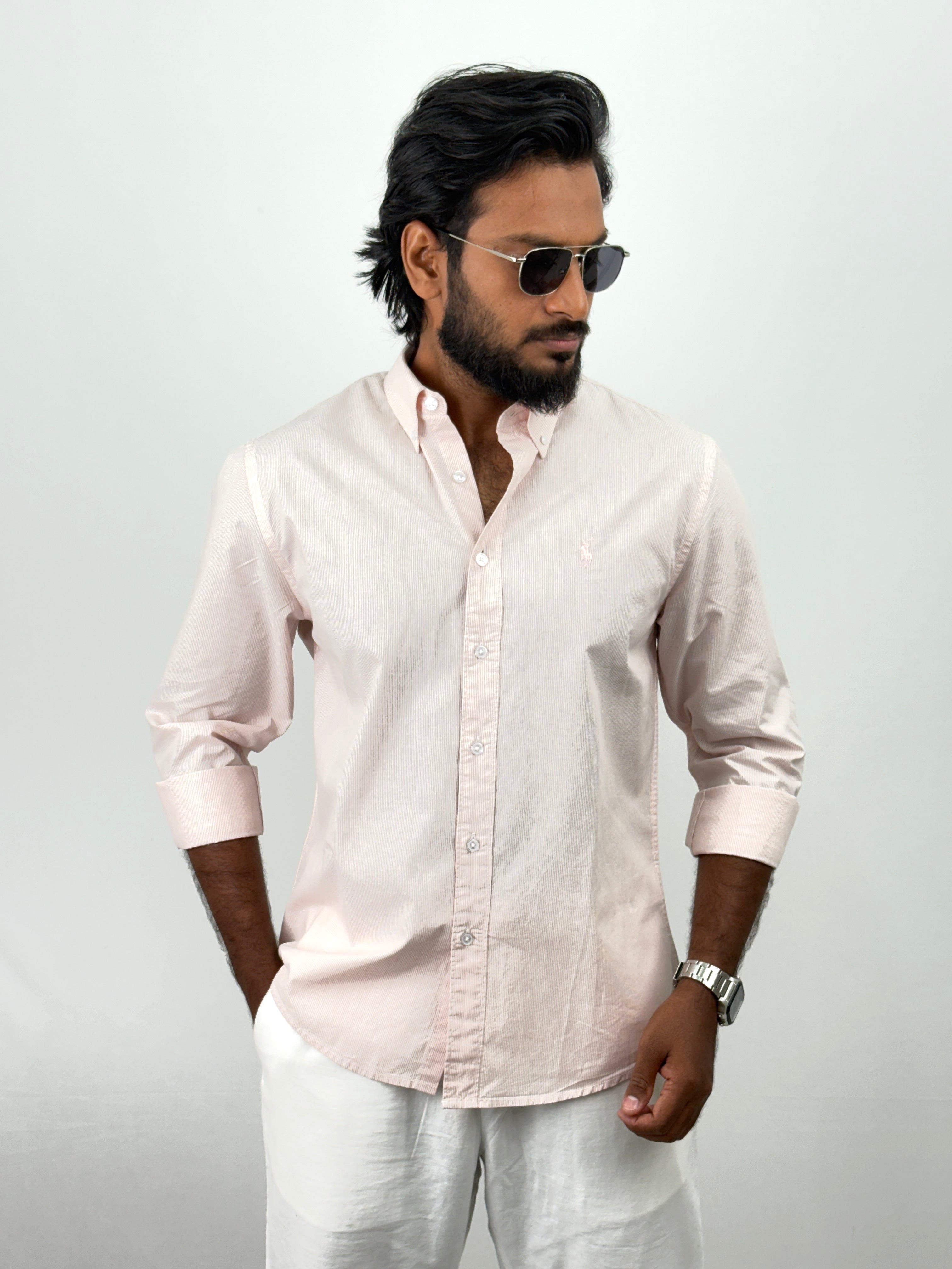 Peach Stripe Shirts