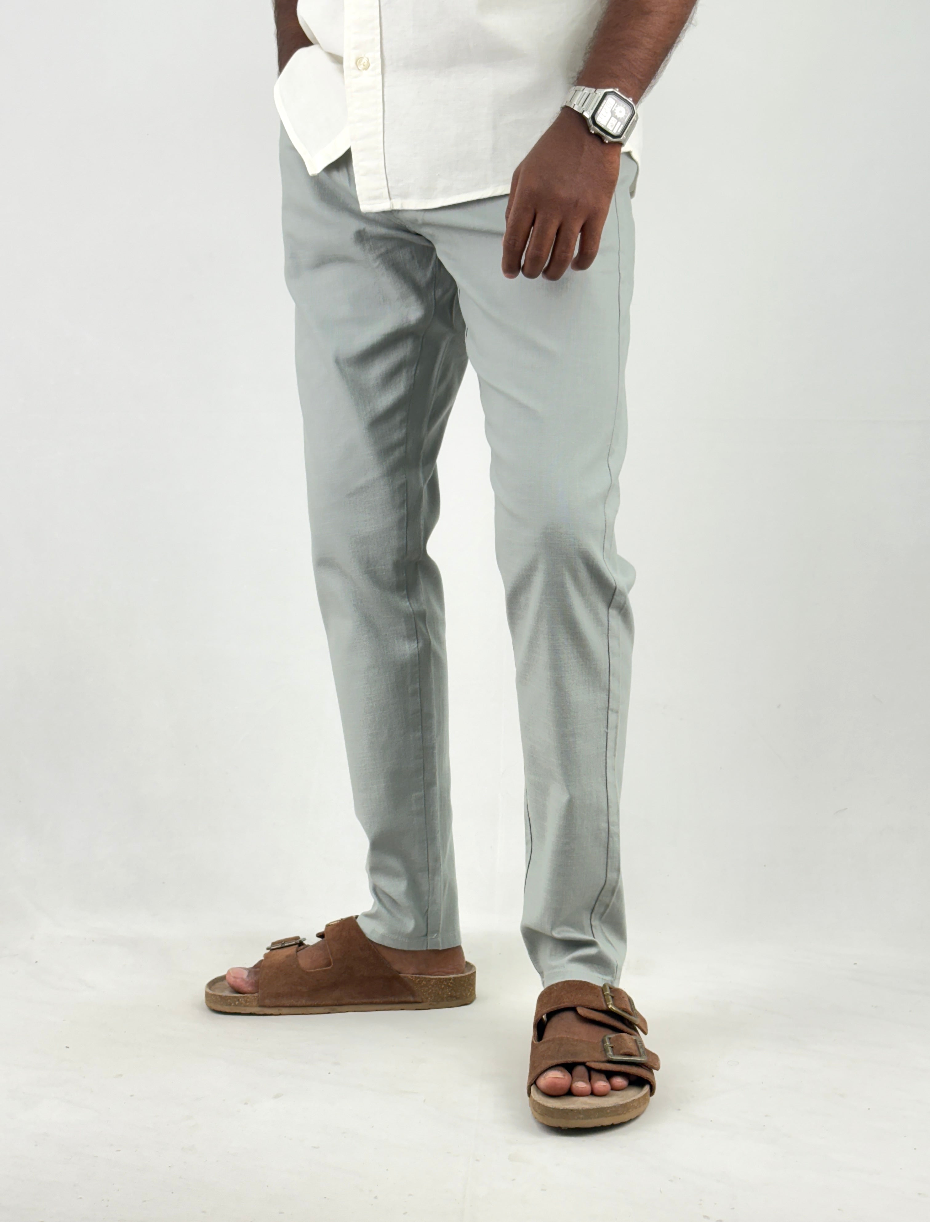 Light Green Linen Pant