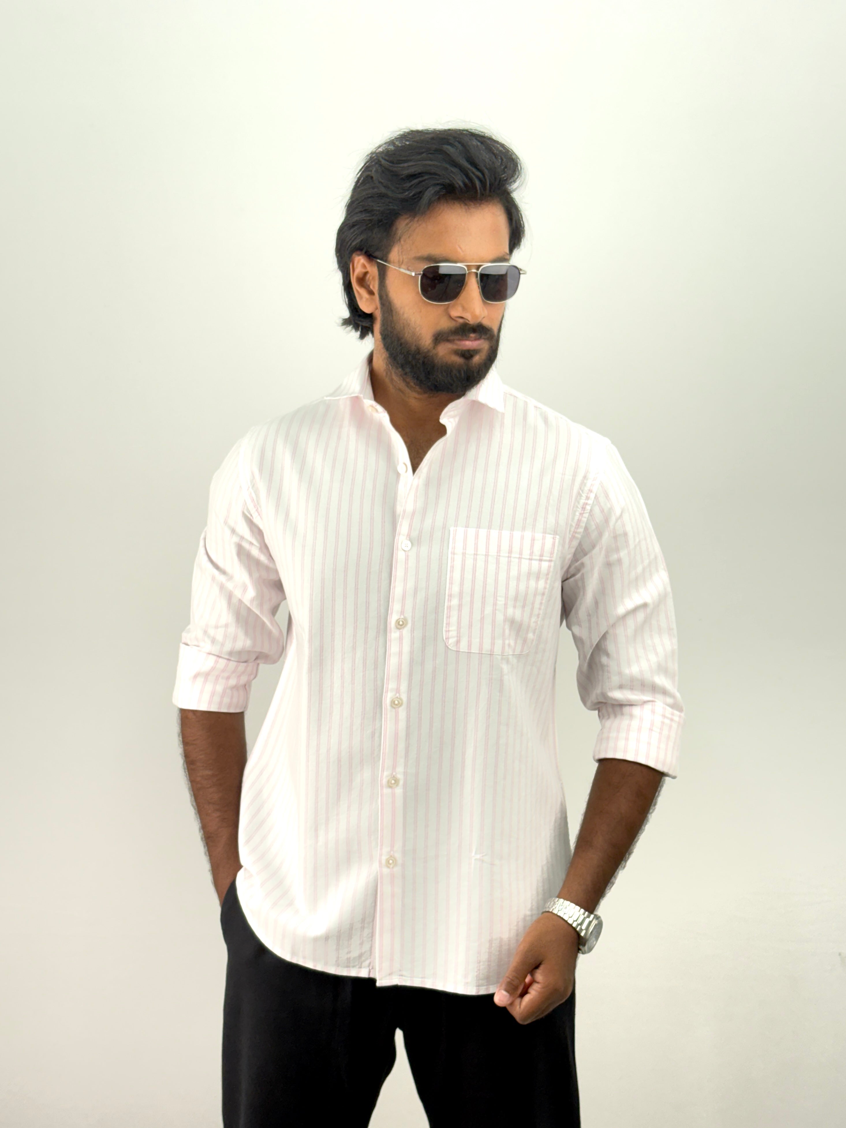 Pink Stripe Shirt