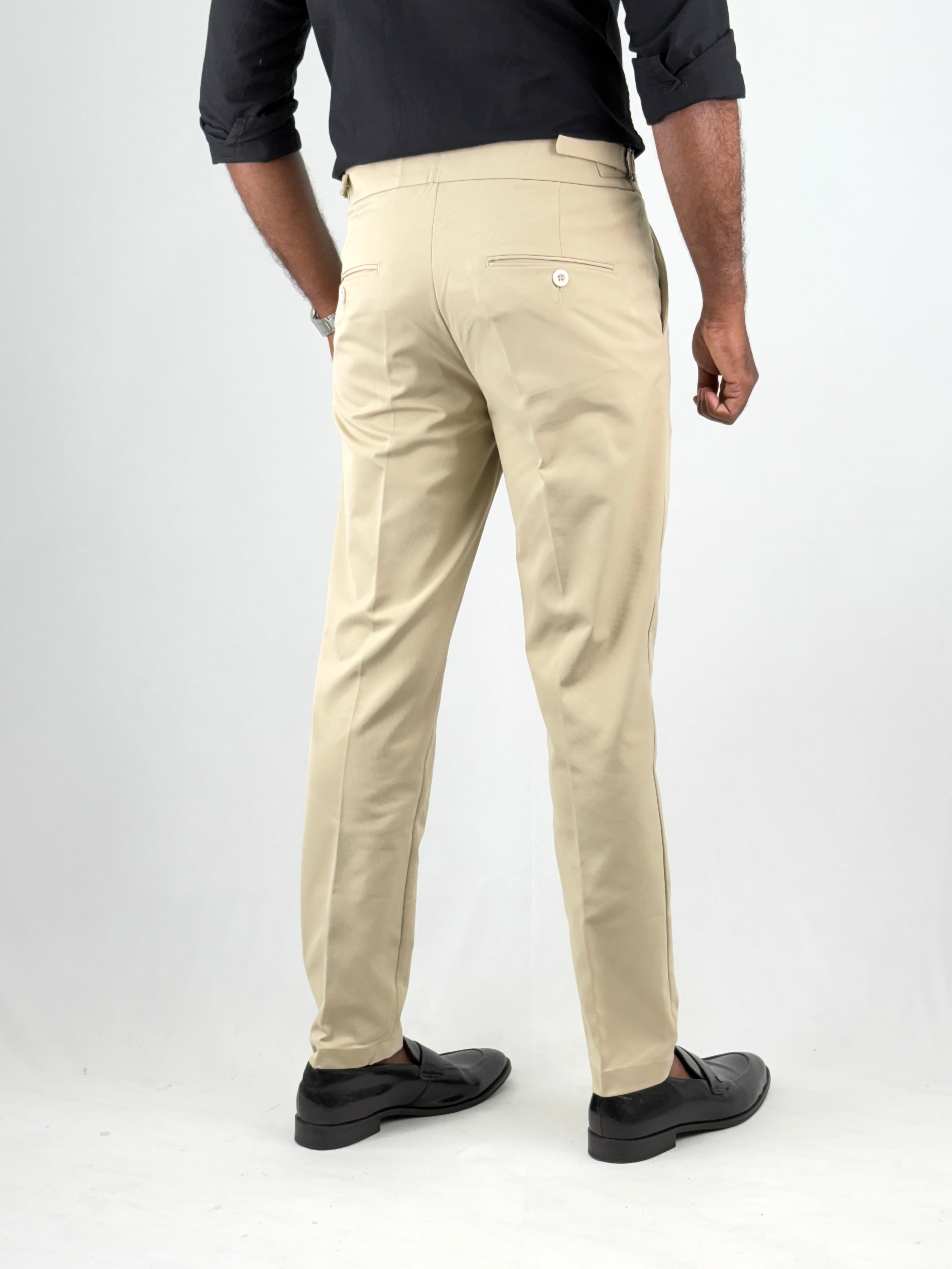 Beige Gurkha Pant 1