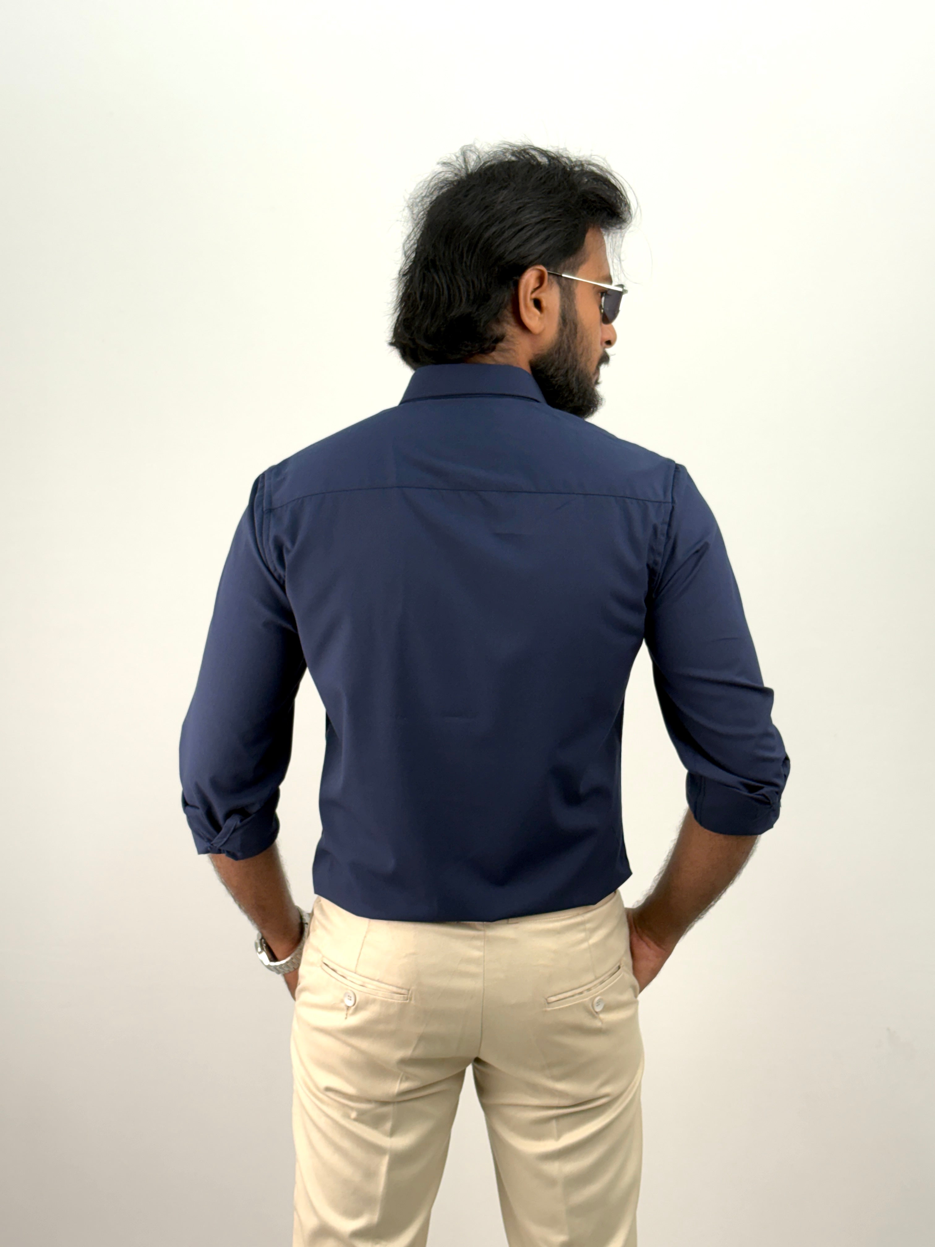 Navy Liquid Shirt