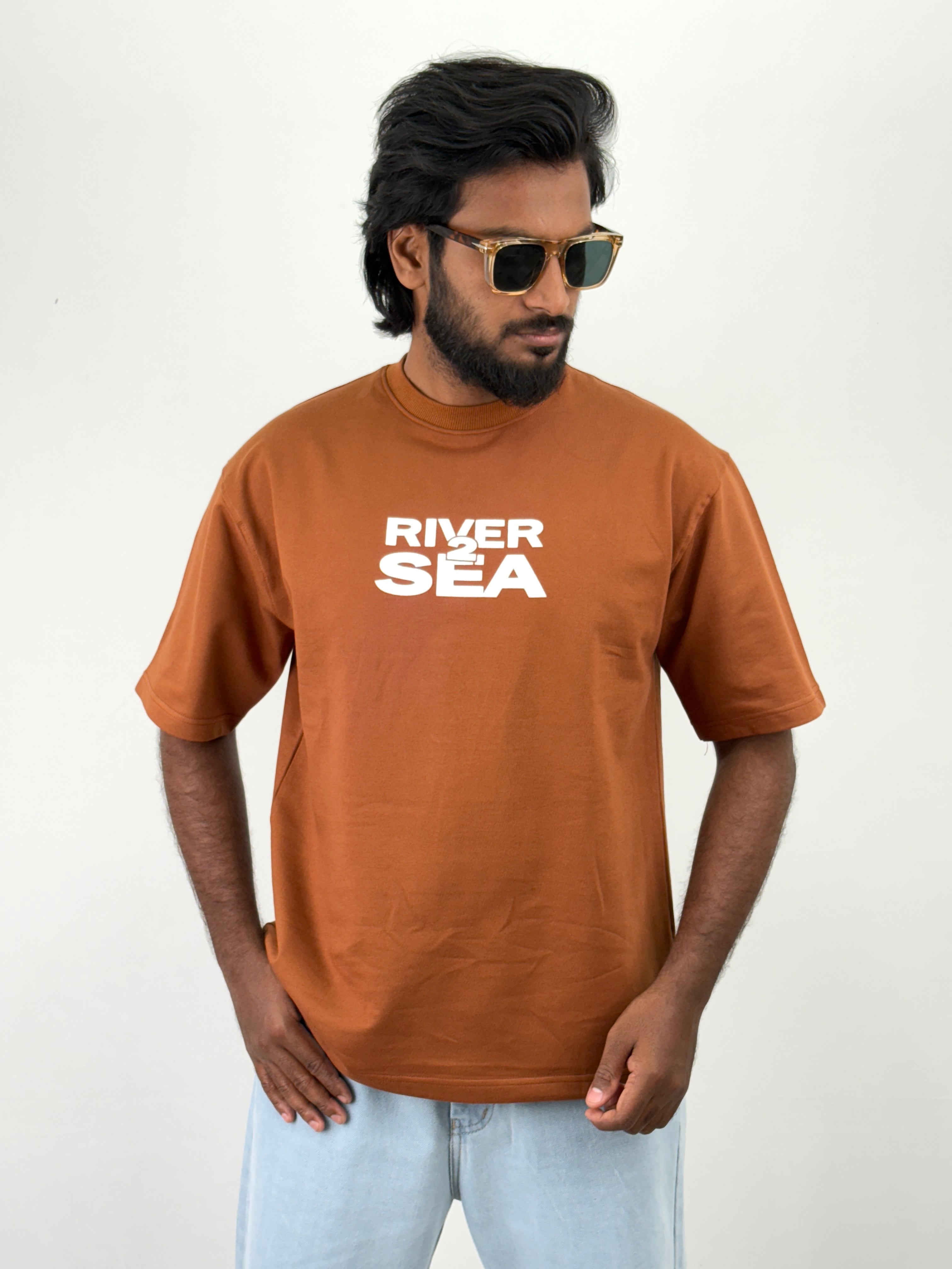 Brown Oversized T-shirt
