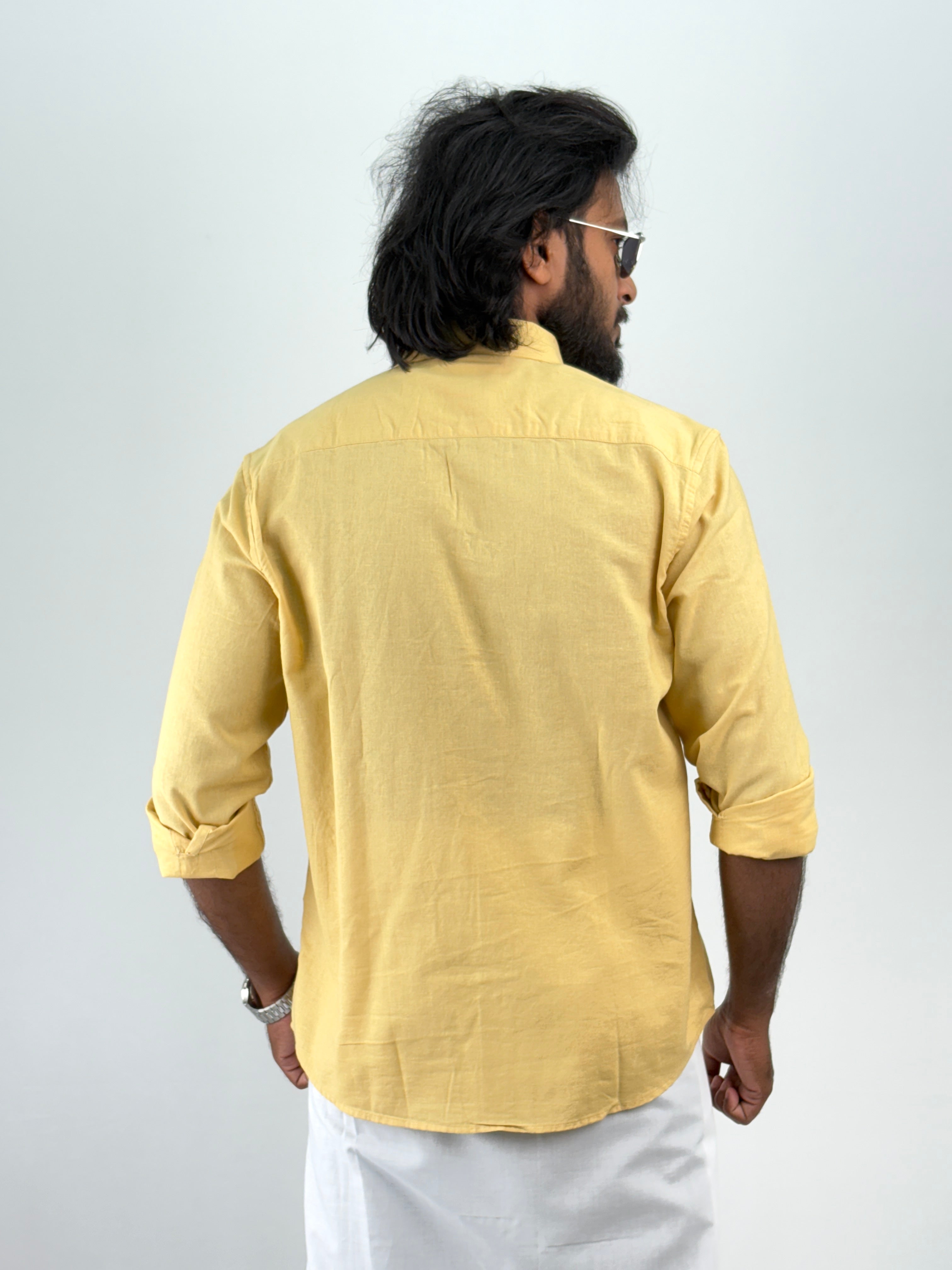 Yellow Linen Shirt 1