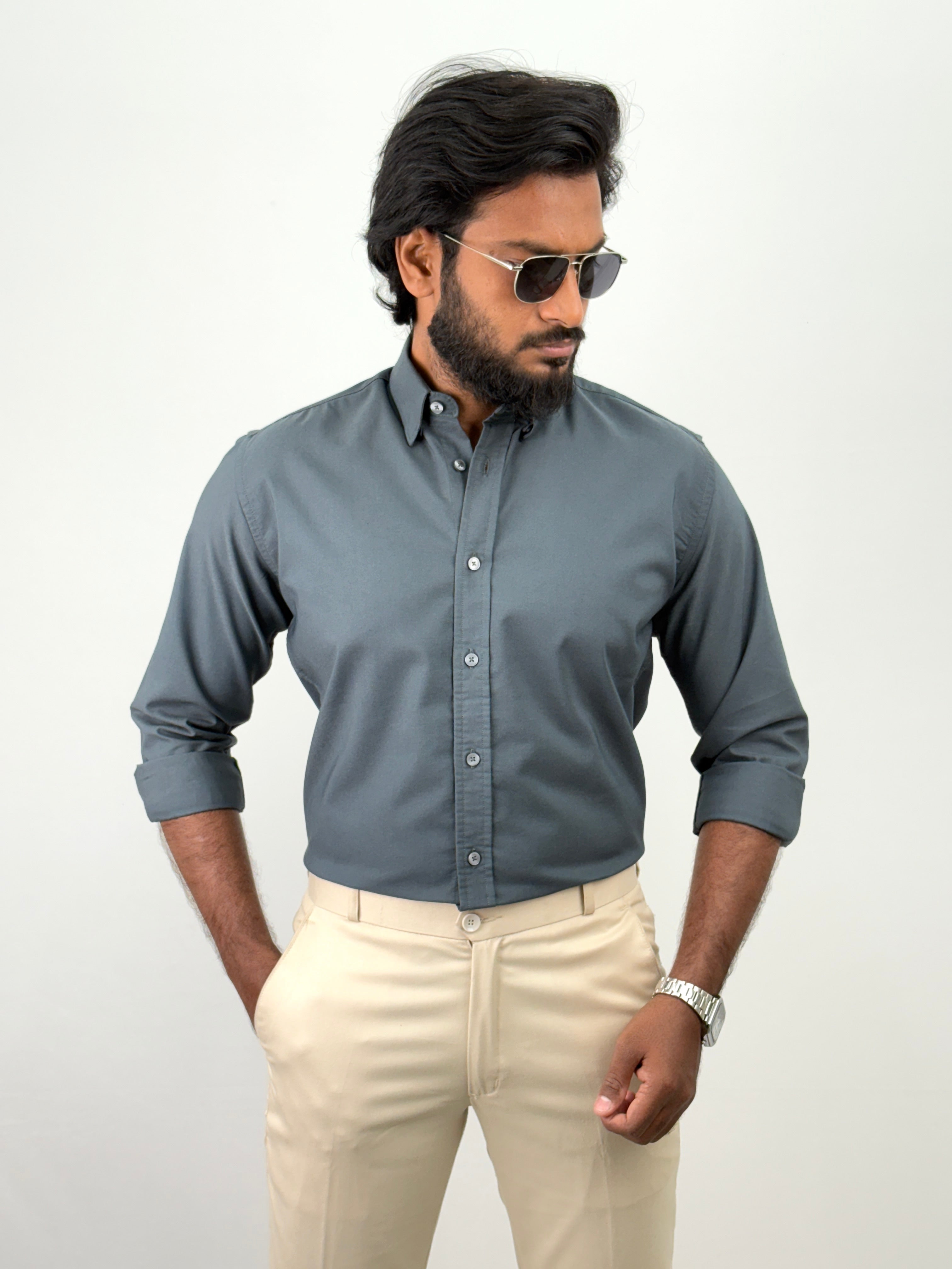 Dark Teal Formal Shirt