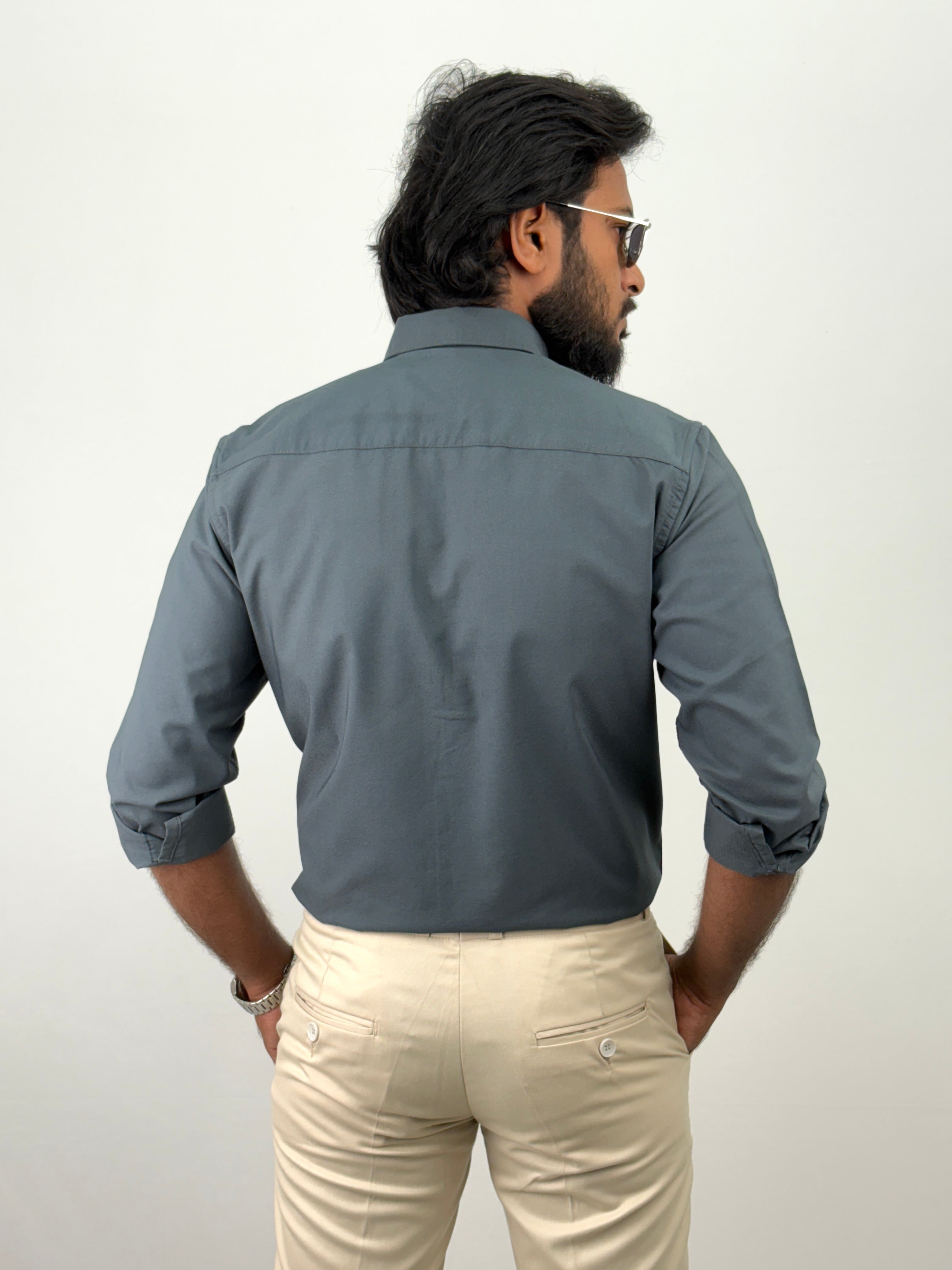 Dark Teal Formal Shirt