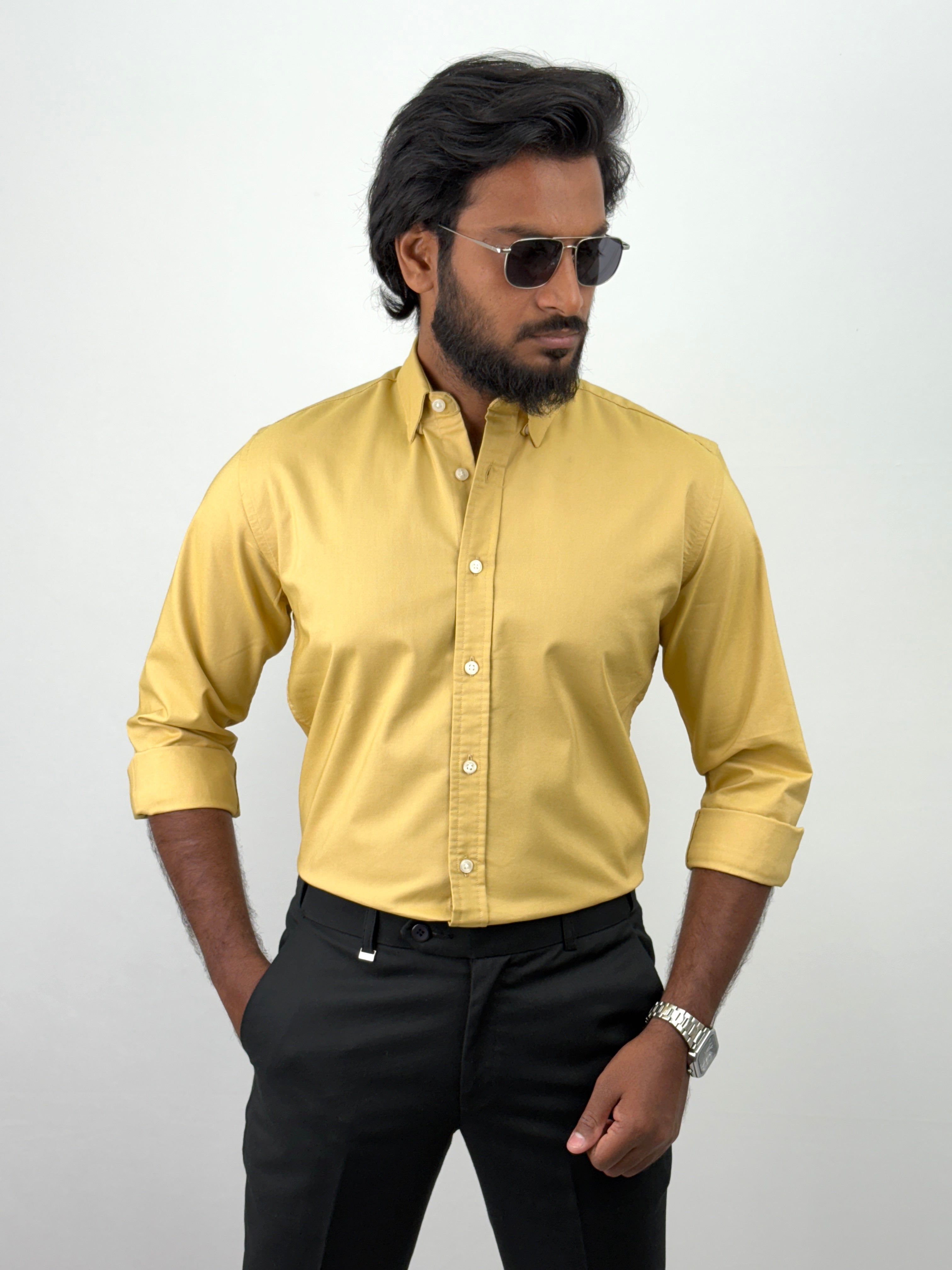 Yellow Formal Shirt