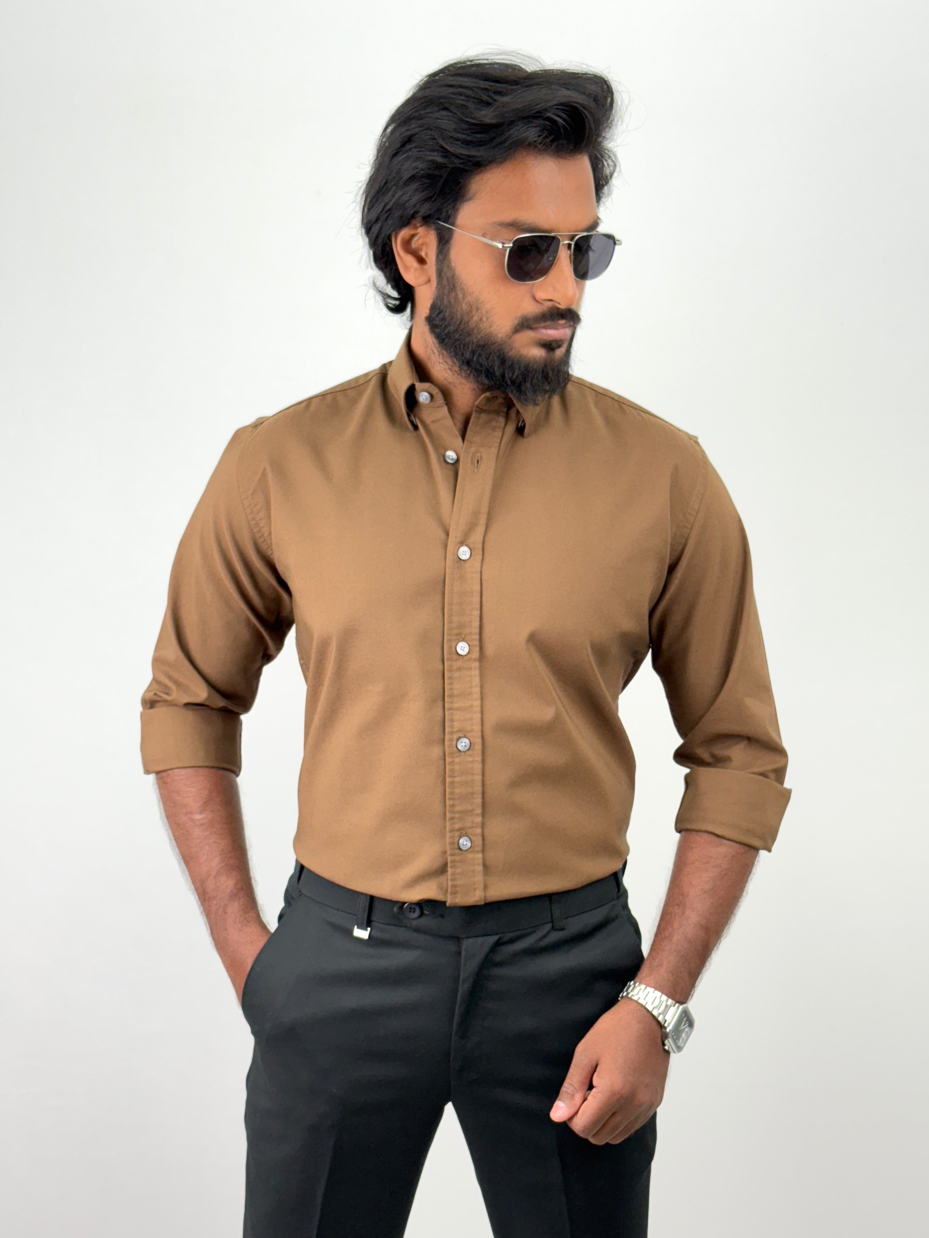 Light Brown Formal Shirt