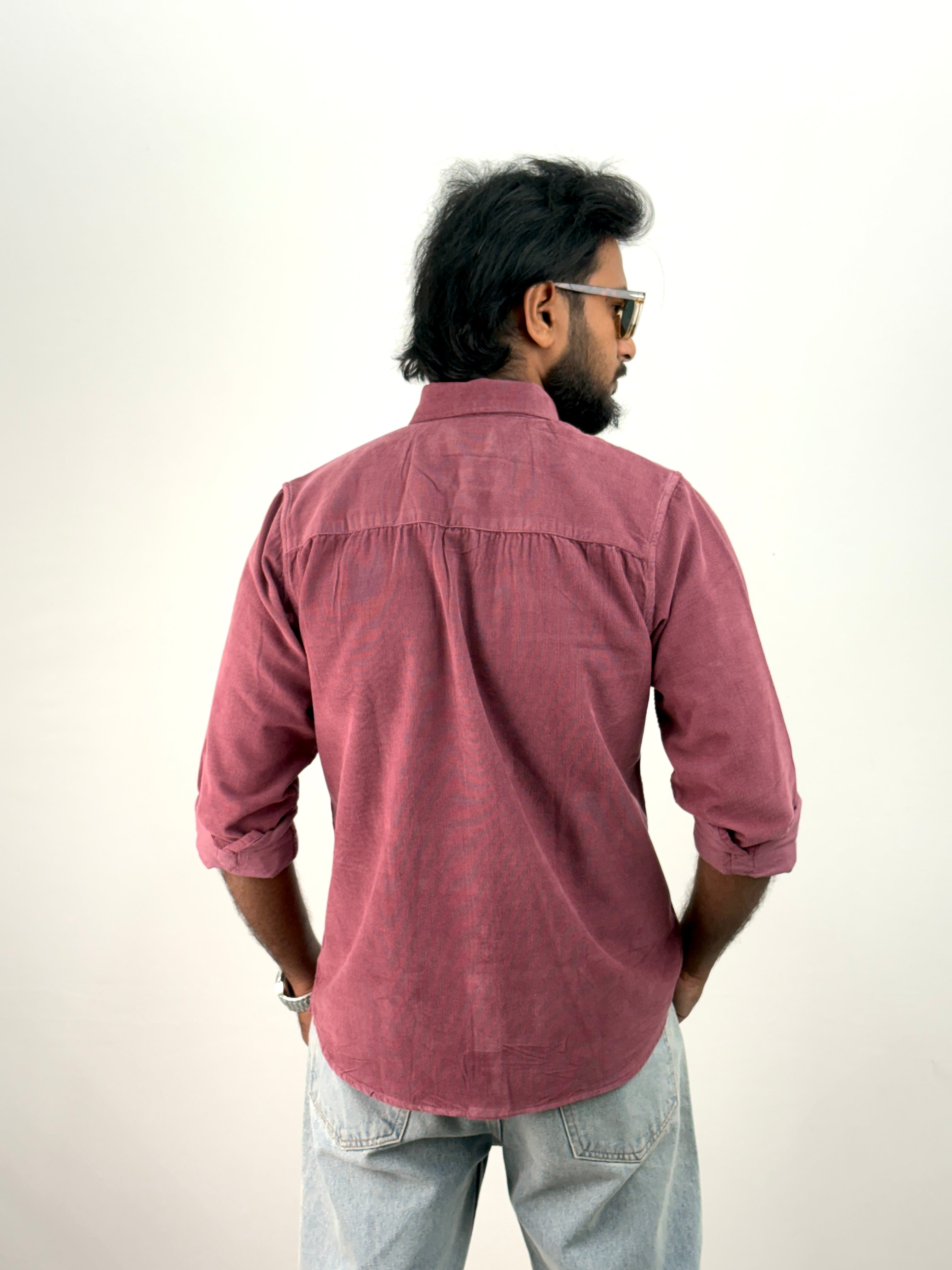 Lavender Corduroy Shirt