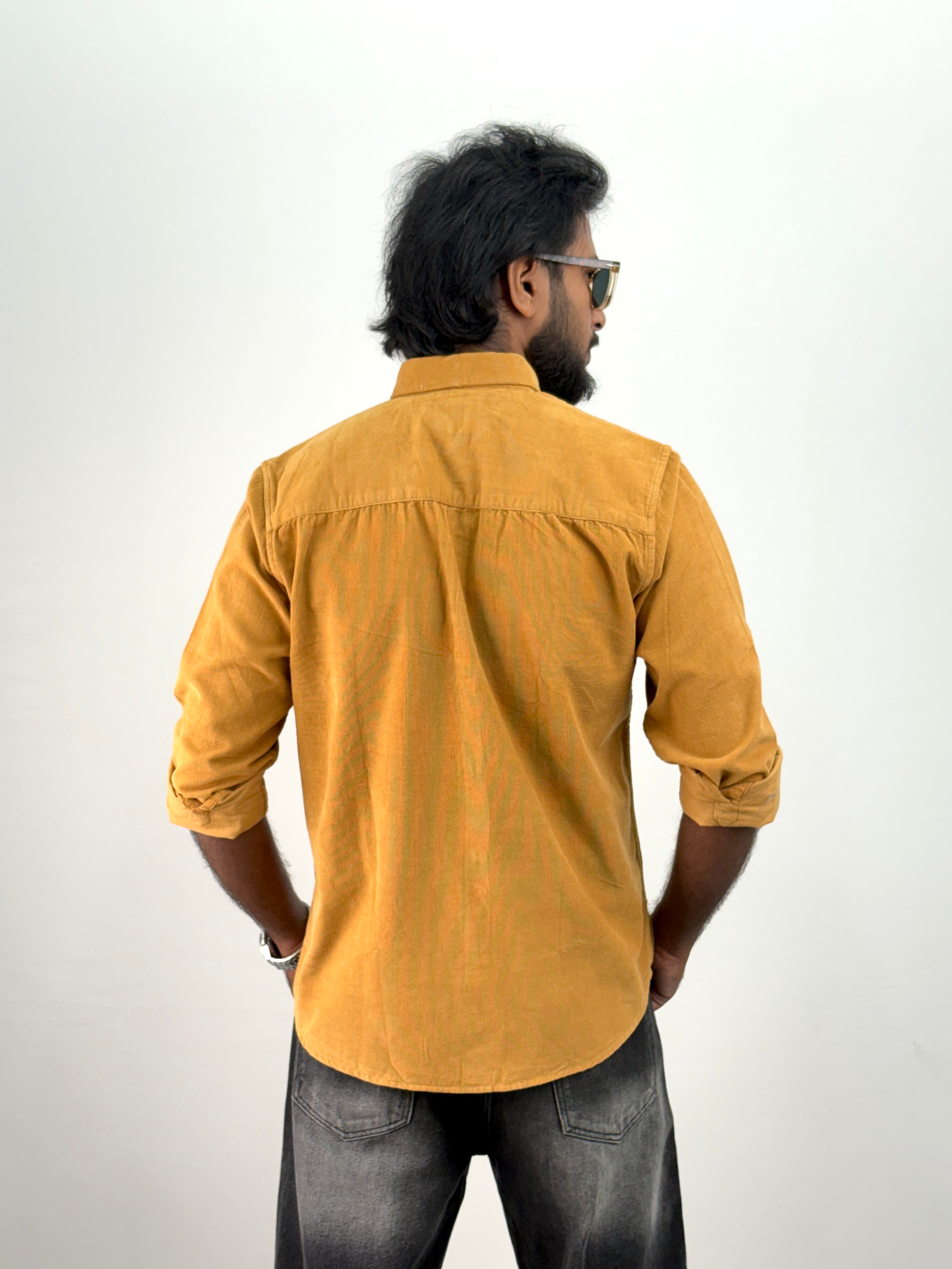 Mustard Corduroy Shirt