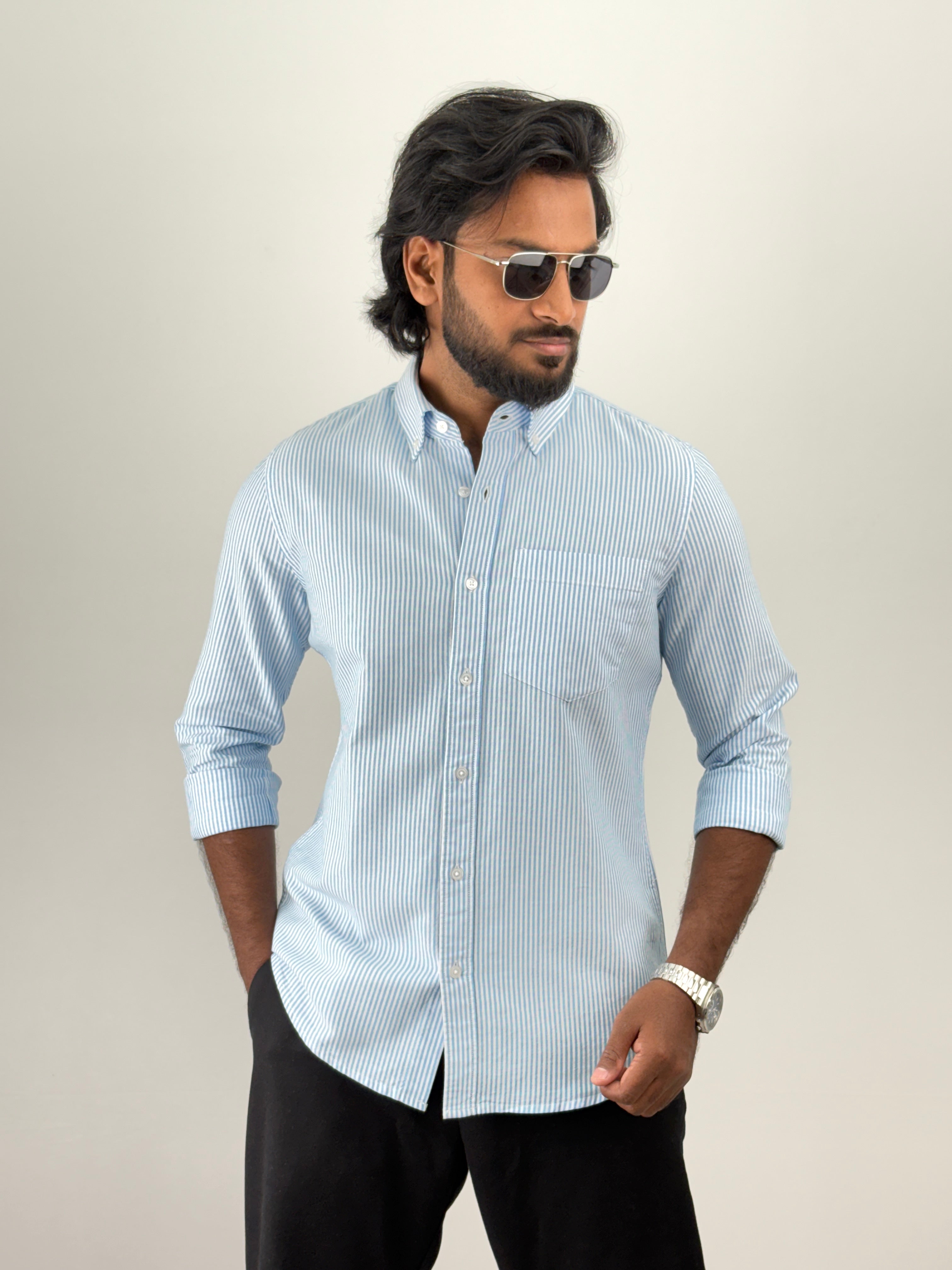 Blue Stripe Shirts