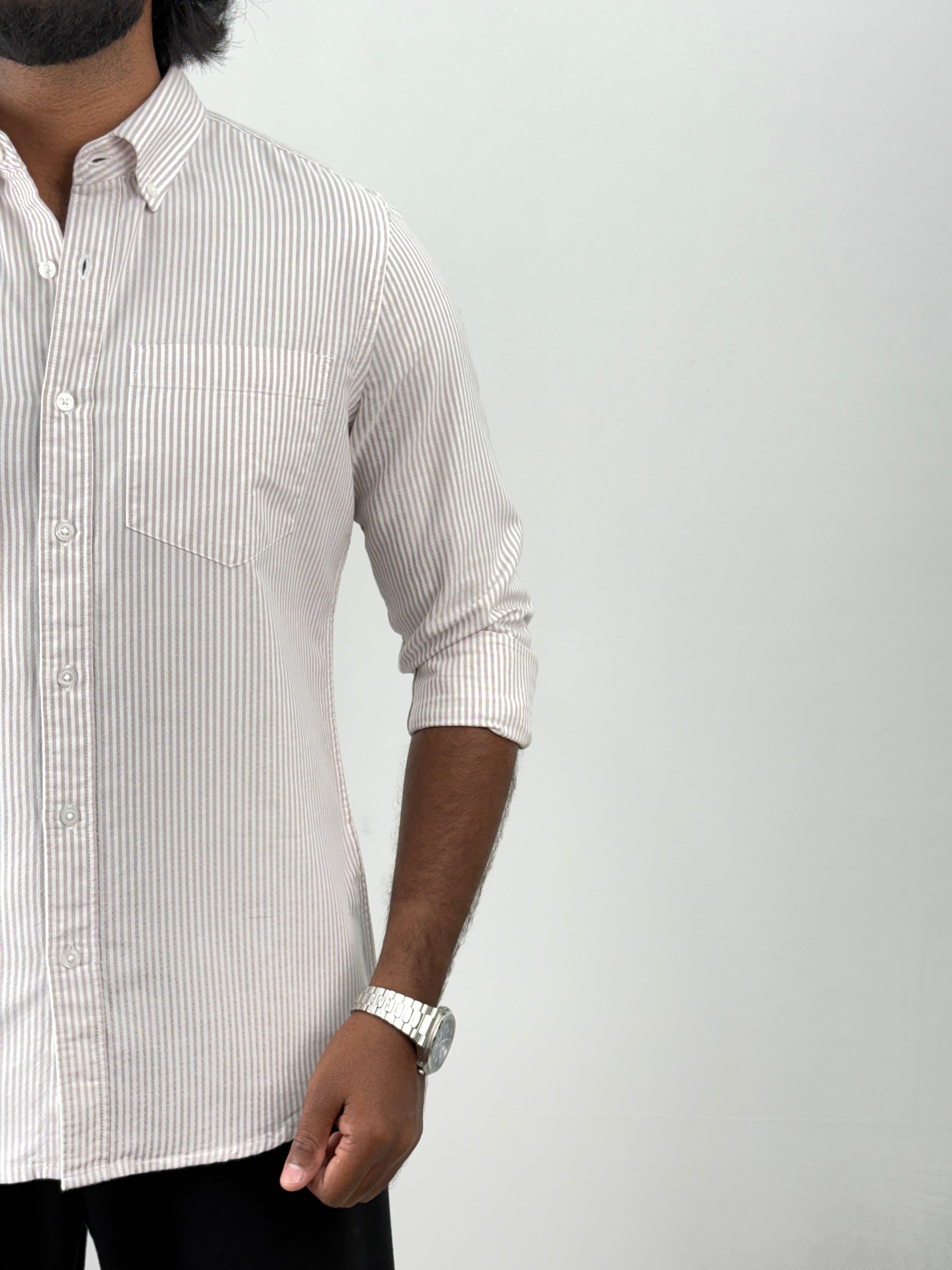 Light Lavender Stripe Shirts