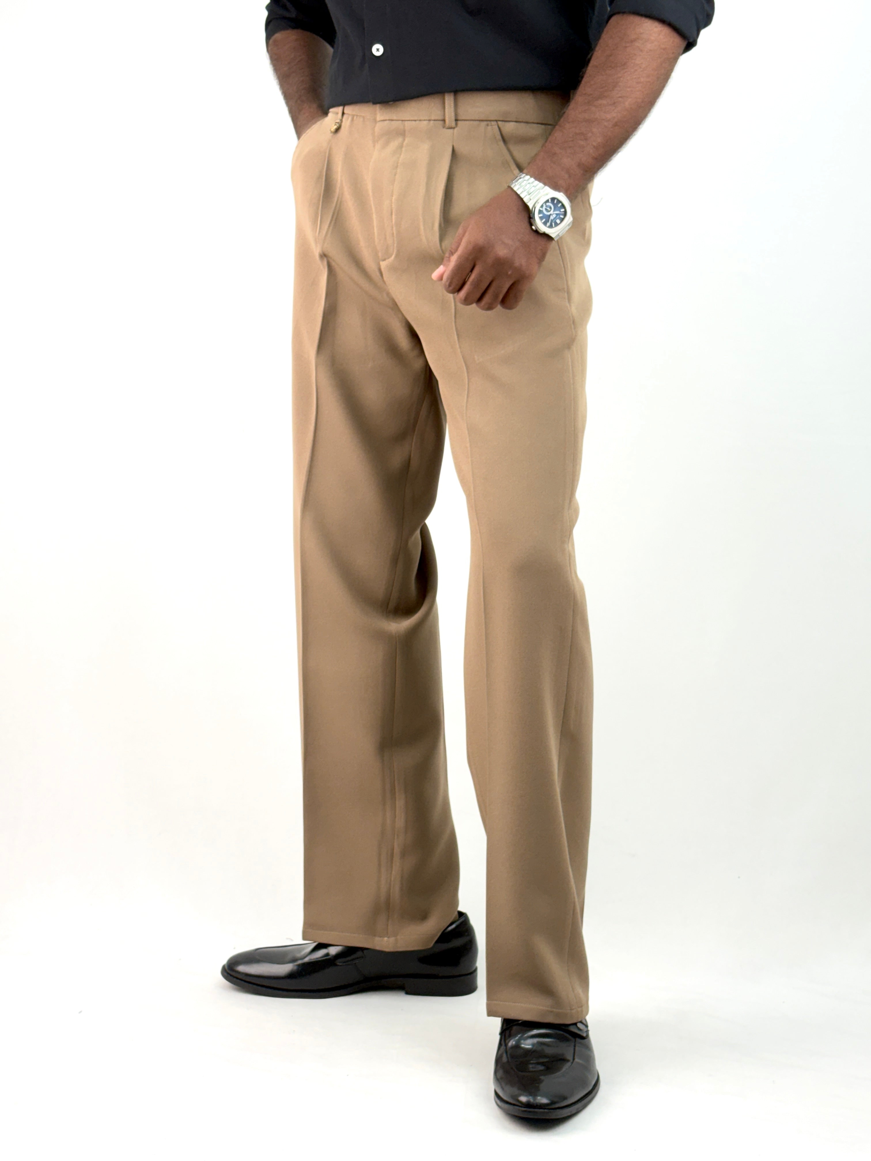 Brown Korean Baggy Pant