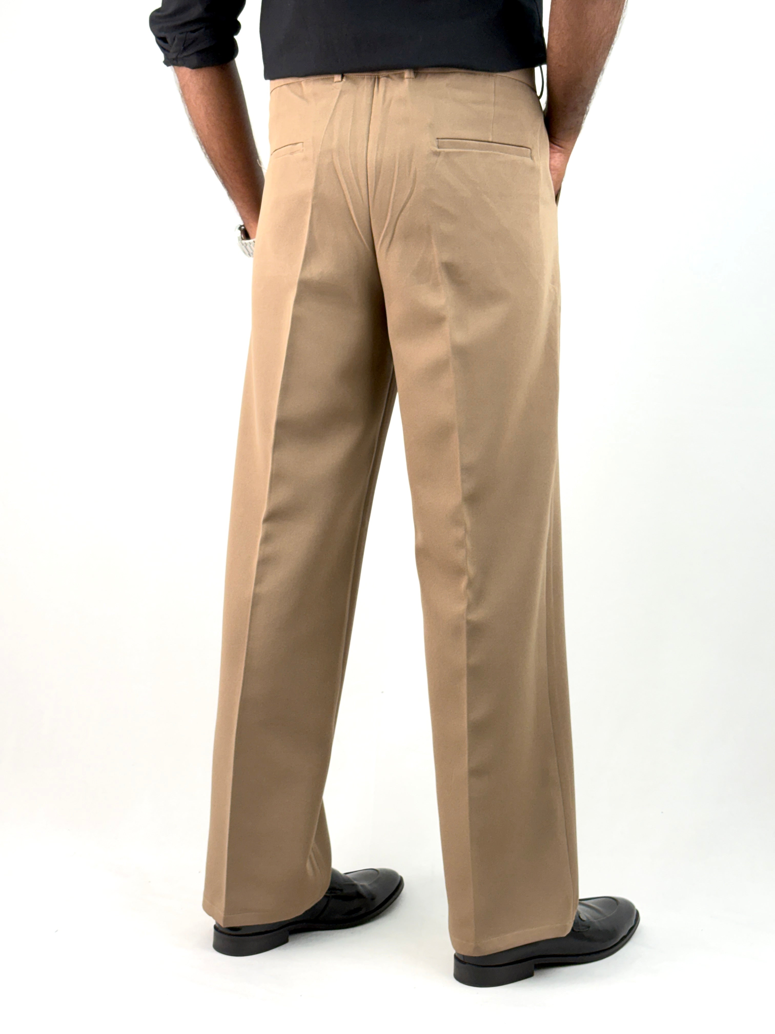 Brown Korean Baggy Pant