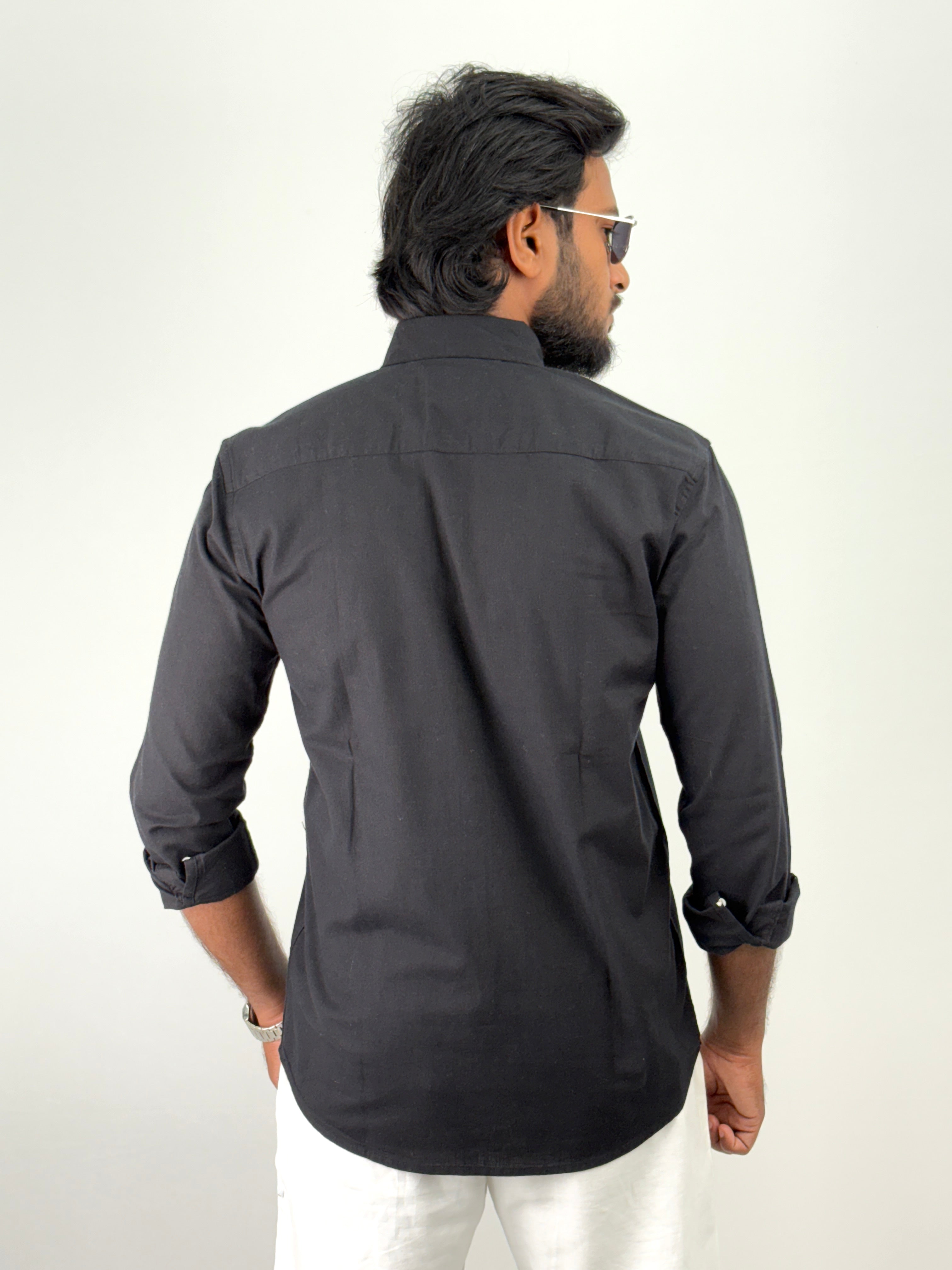 Black Linen Shirts