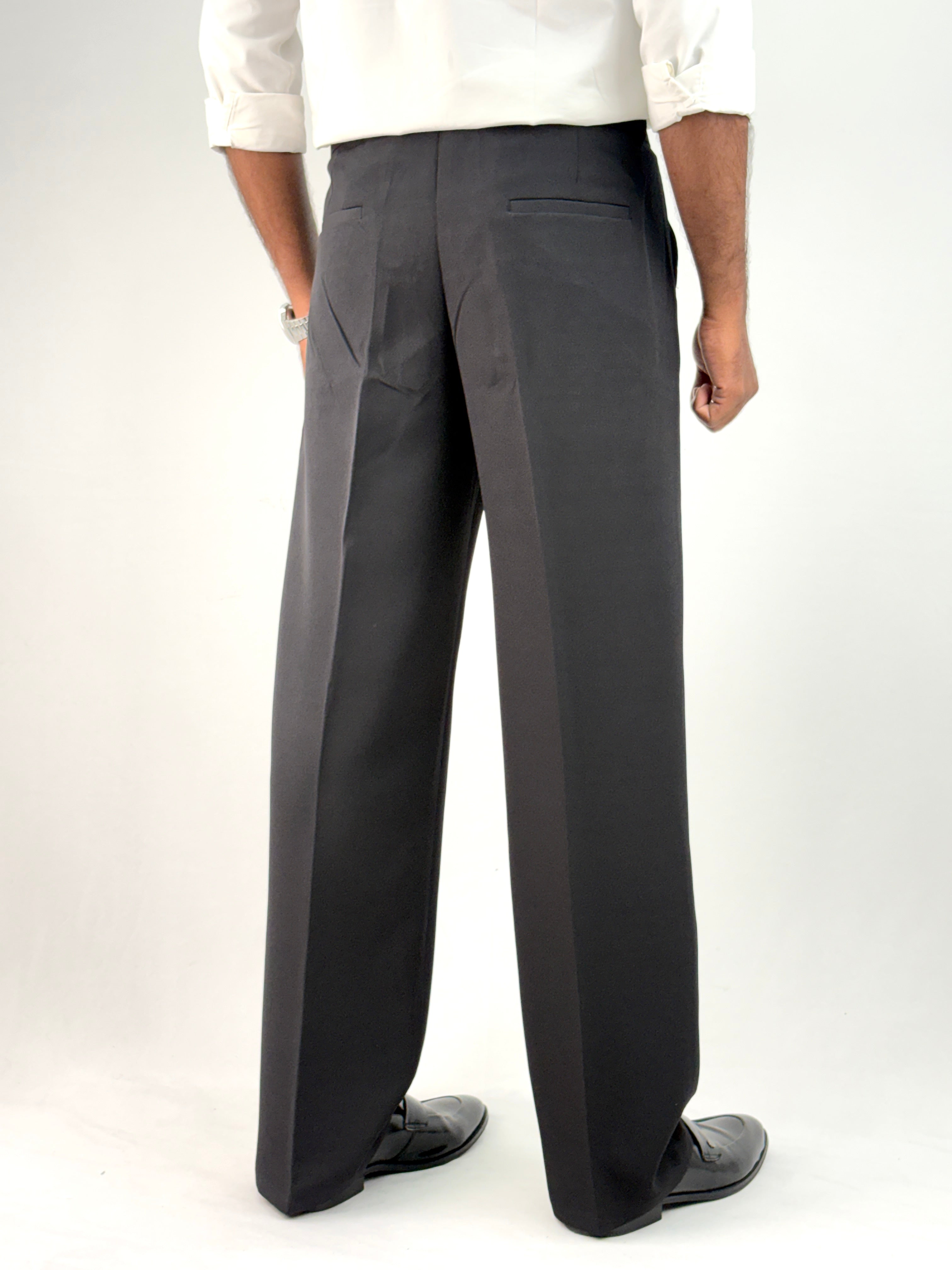 Black Korean Baggy Pant
