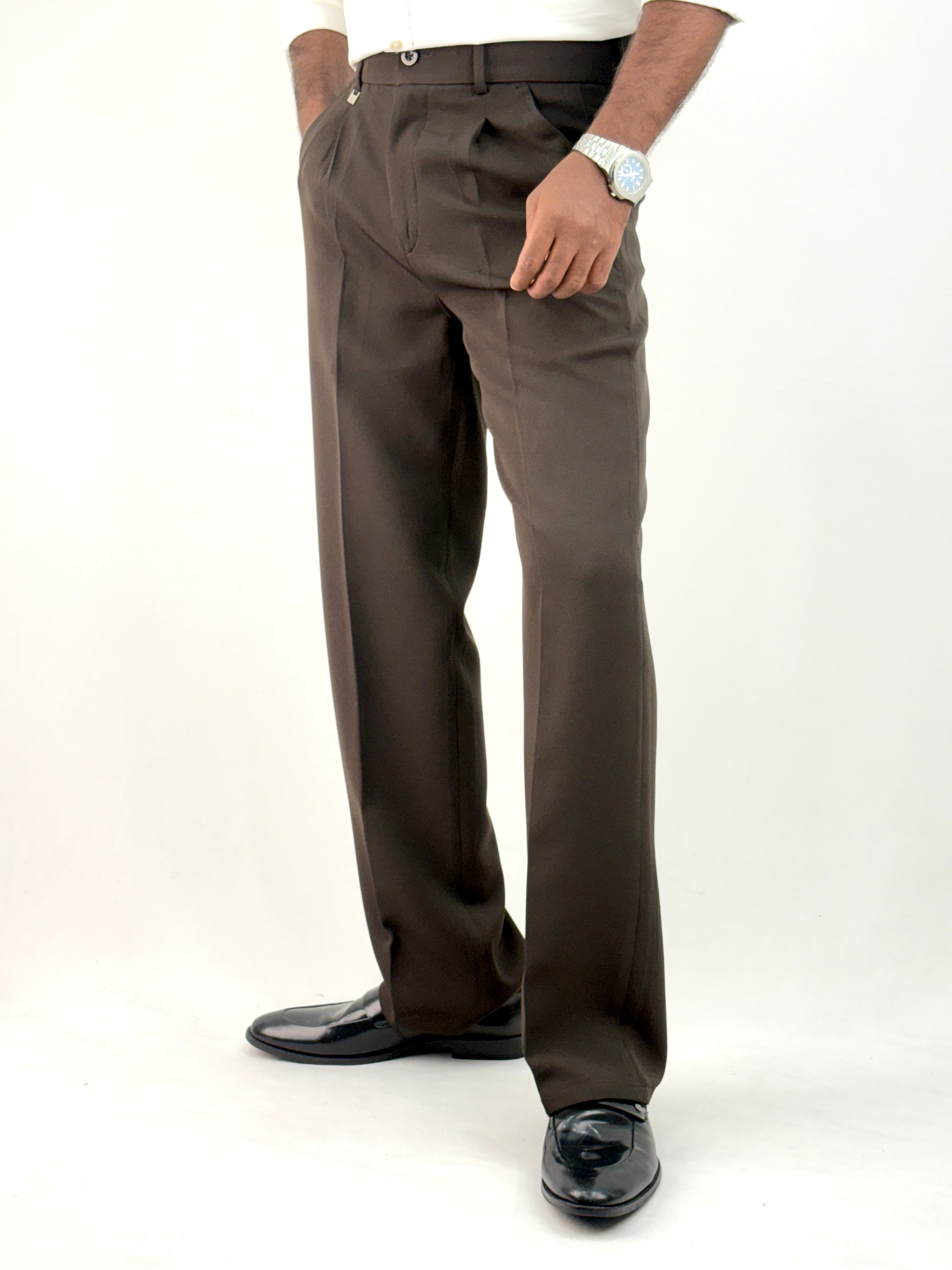 Coffee Korean Baggy Pant