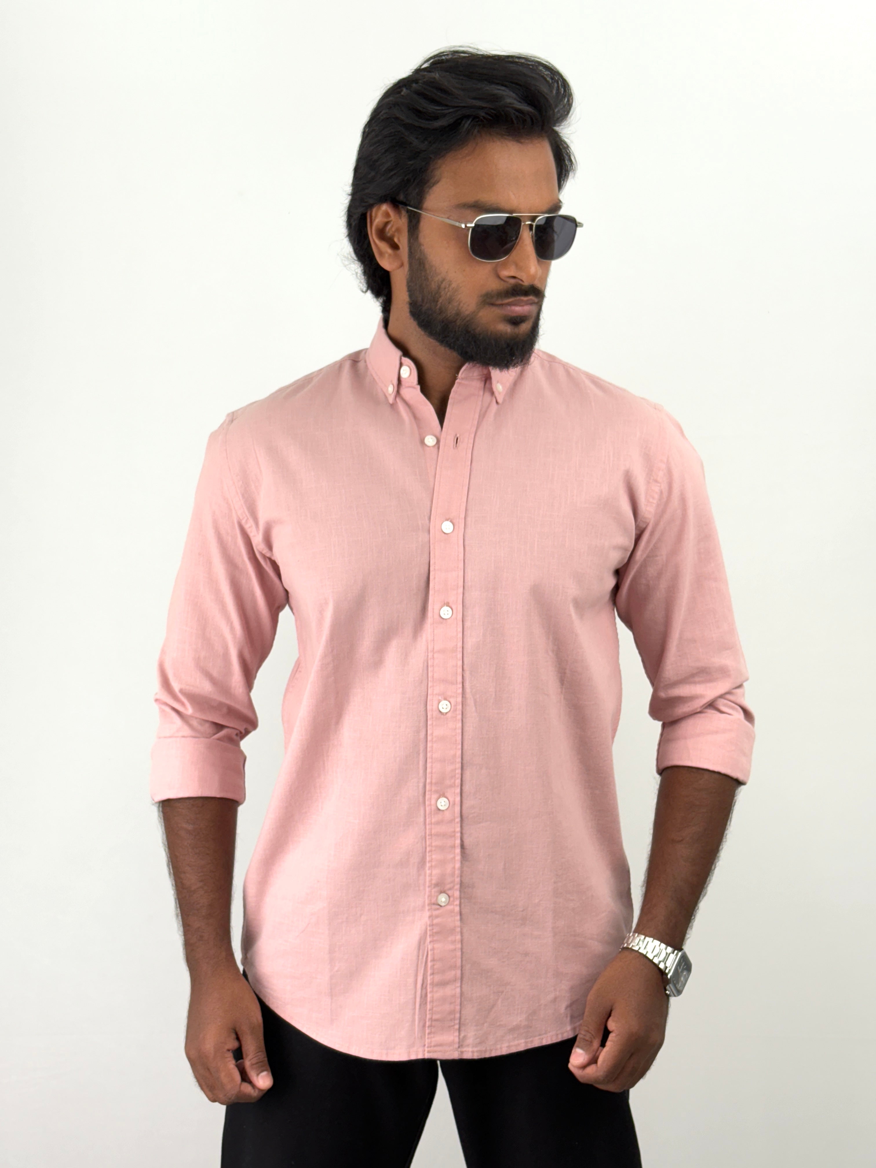 Peach Linen Shirts