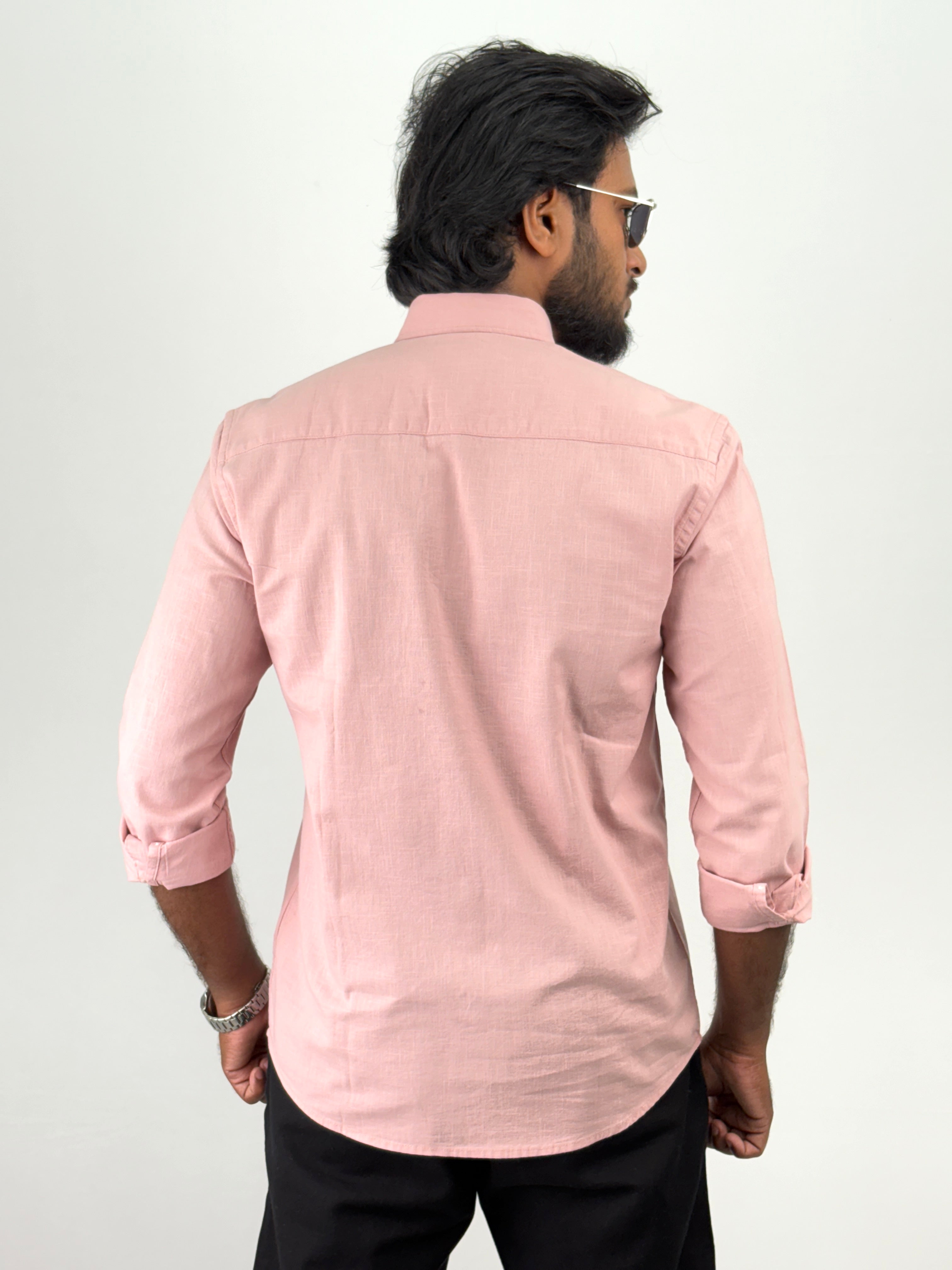 Peach Linen Shirts