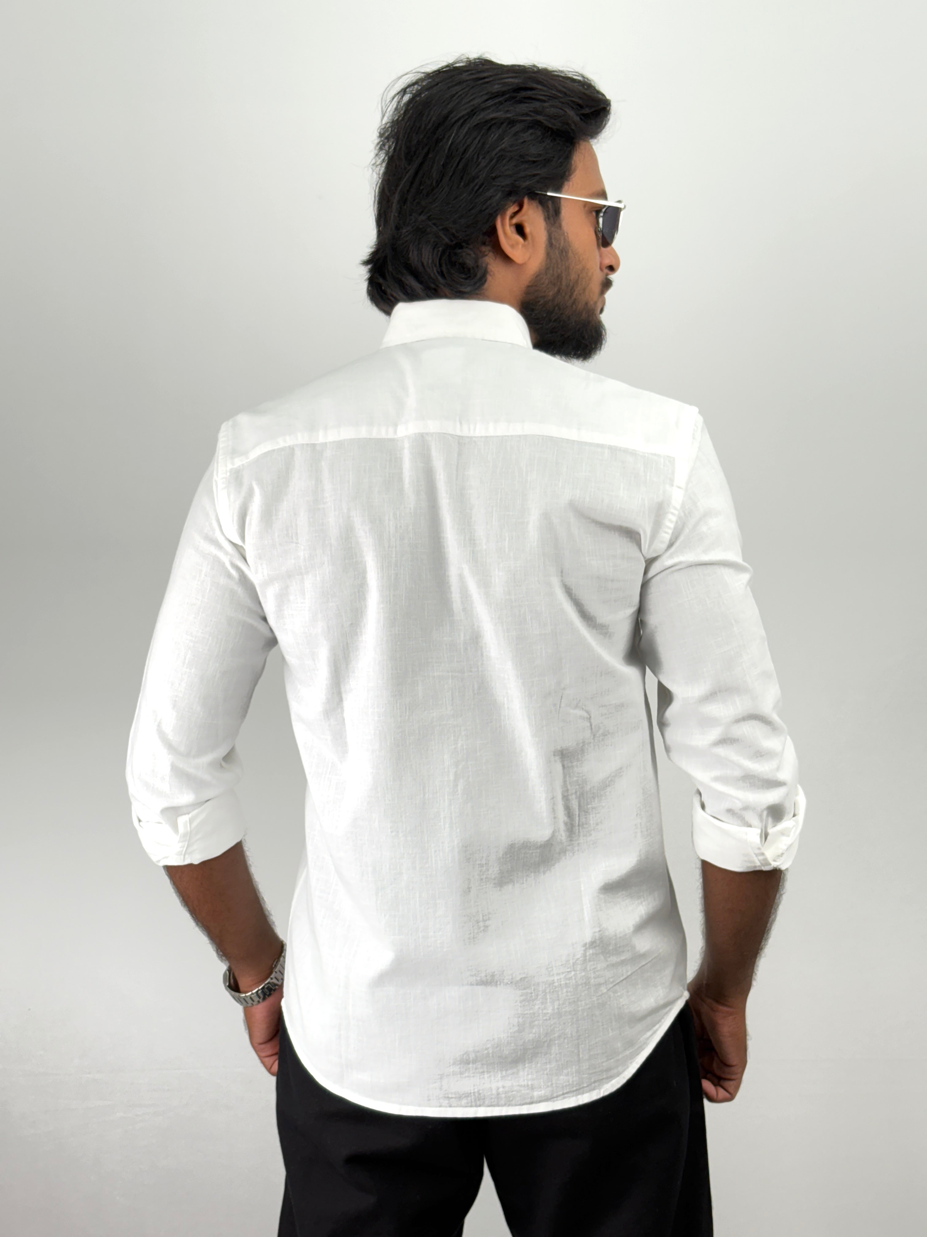 White Linen Shirts