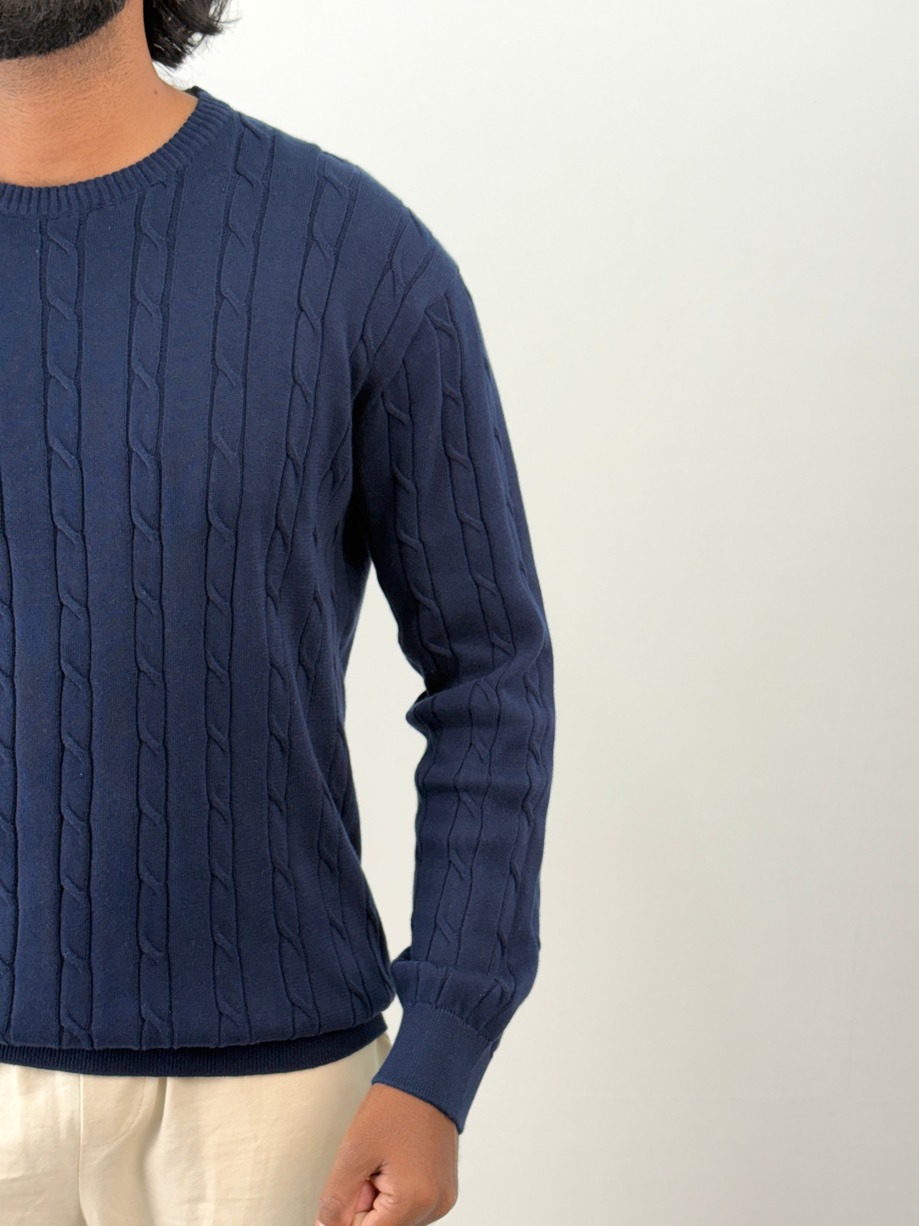 Navy Full Sleeve T-Shirt