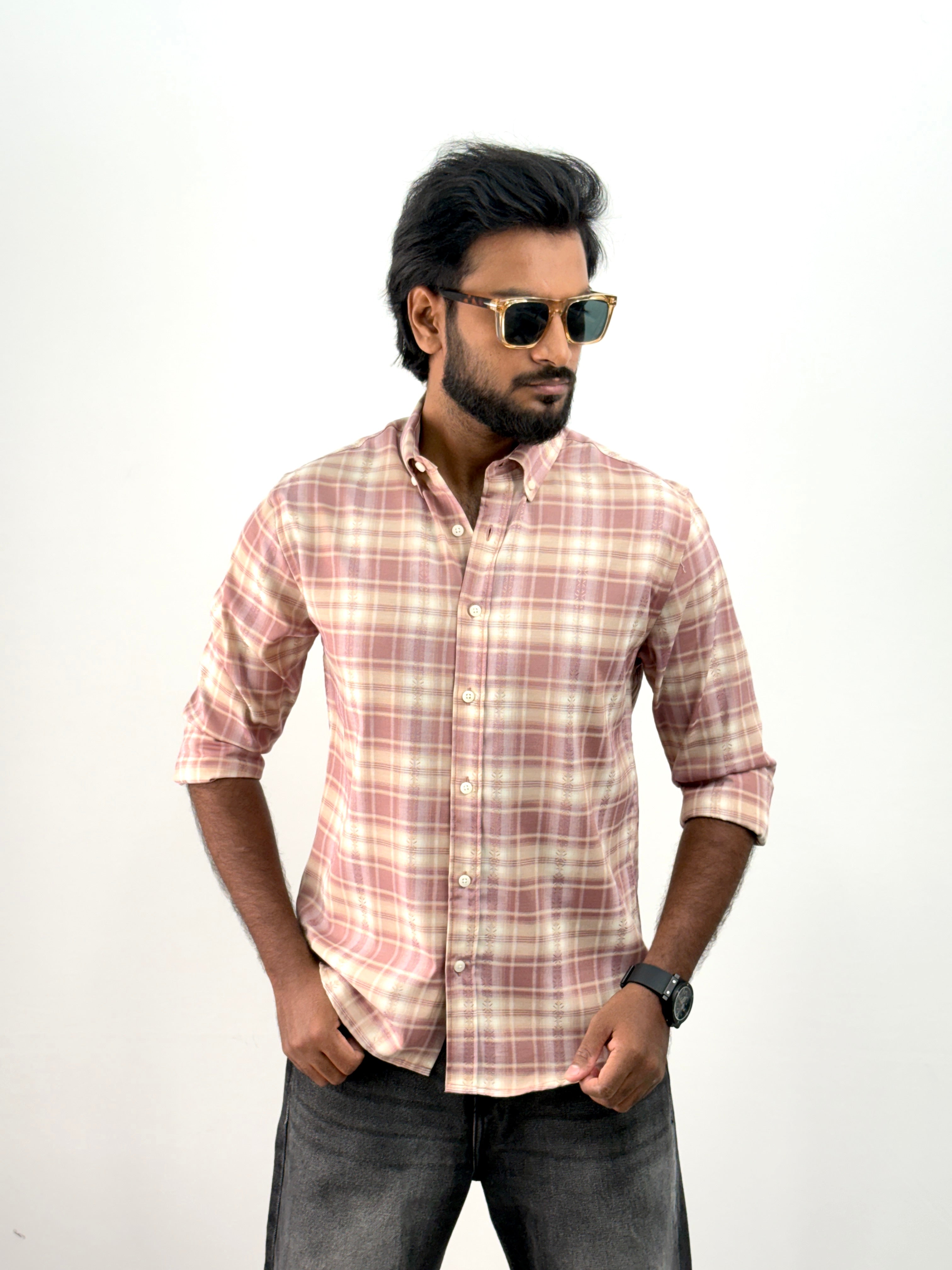 Pink Flannel Shirt