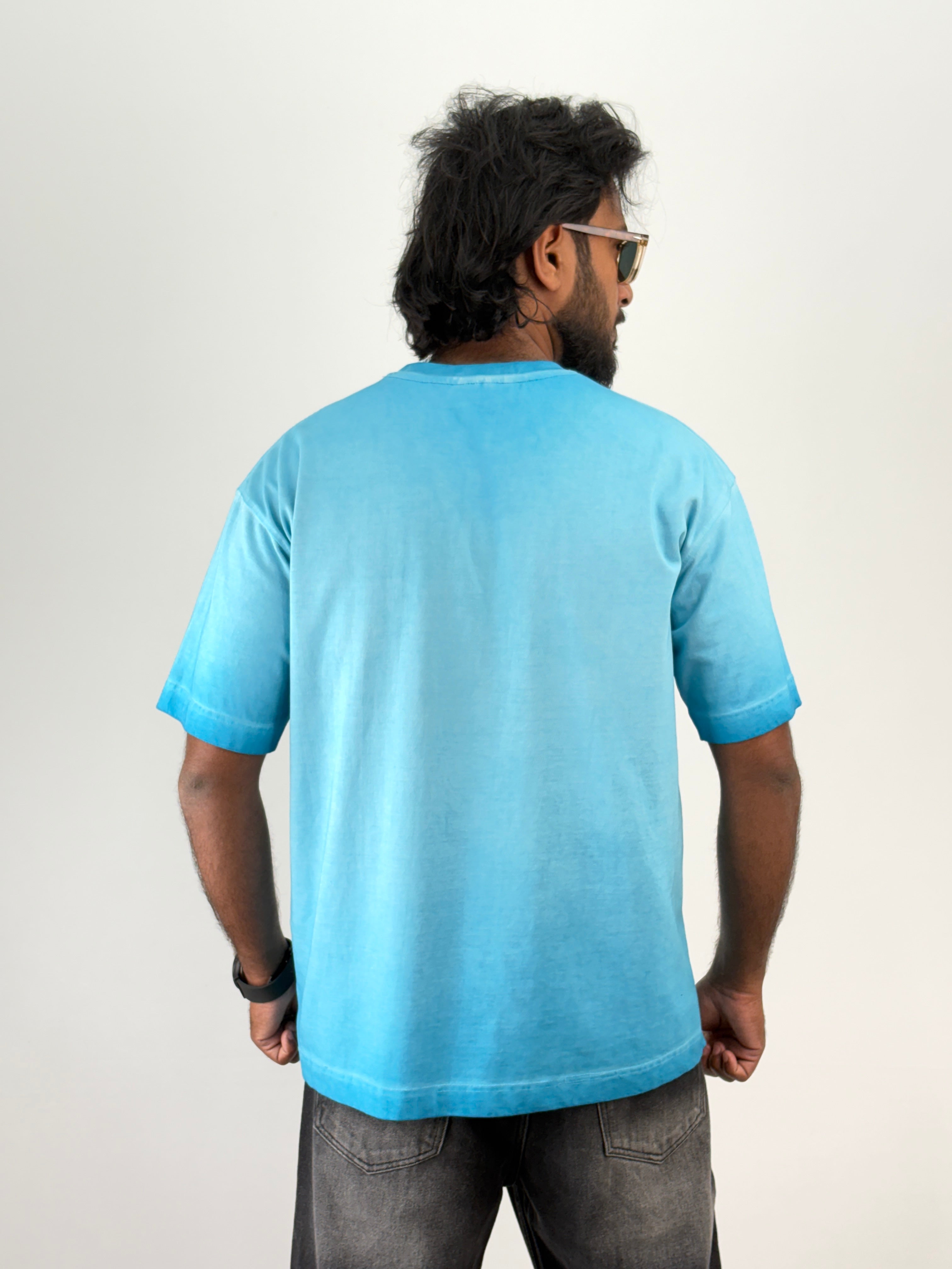 Ice Blue Oversized T-Shirt