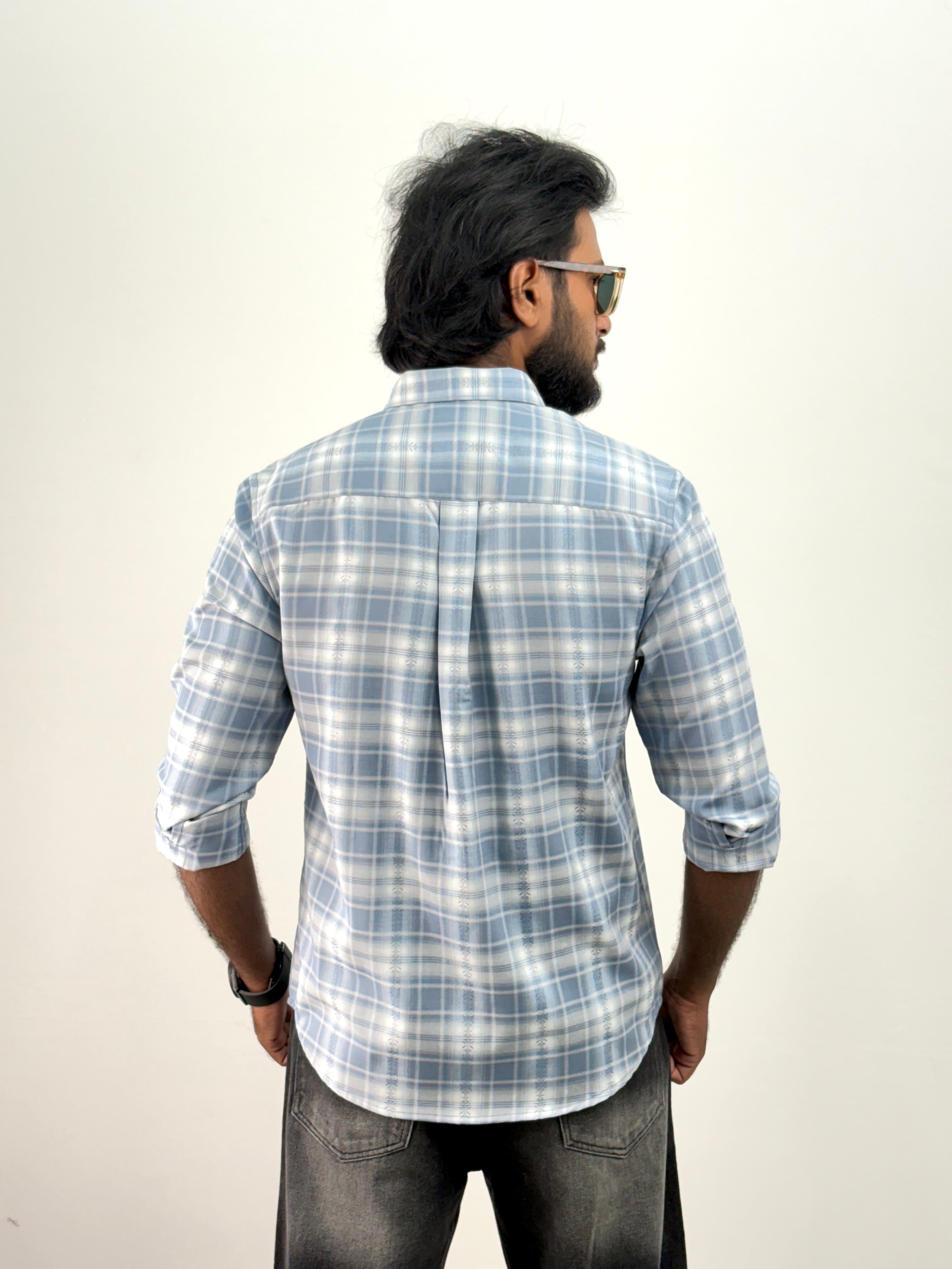 Light Blue Flannel Shirt