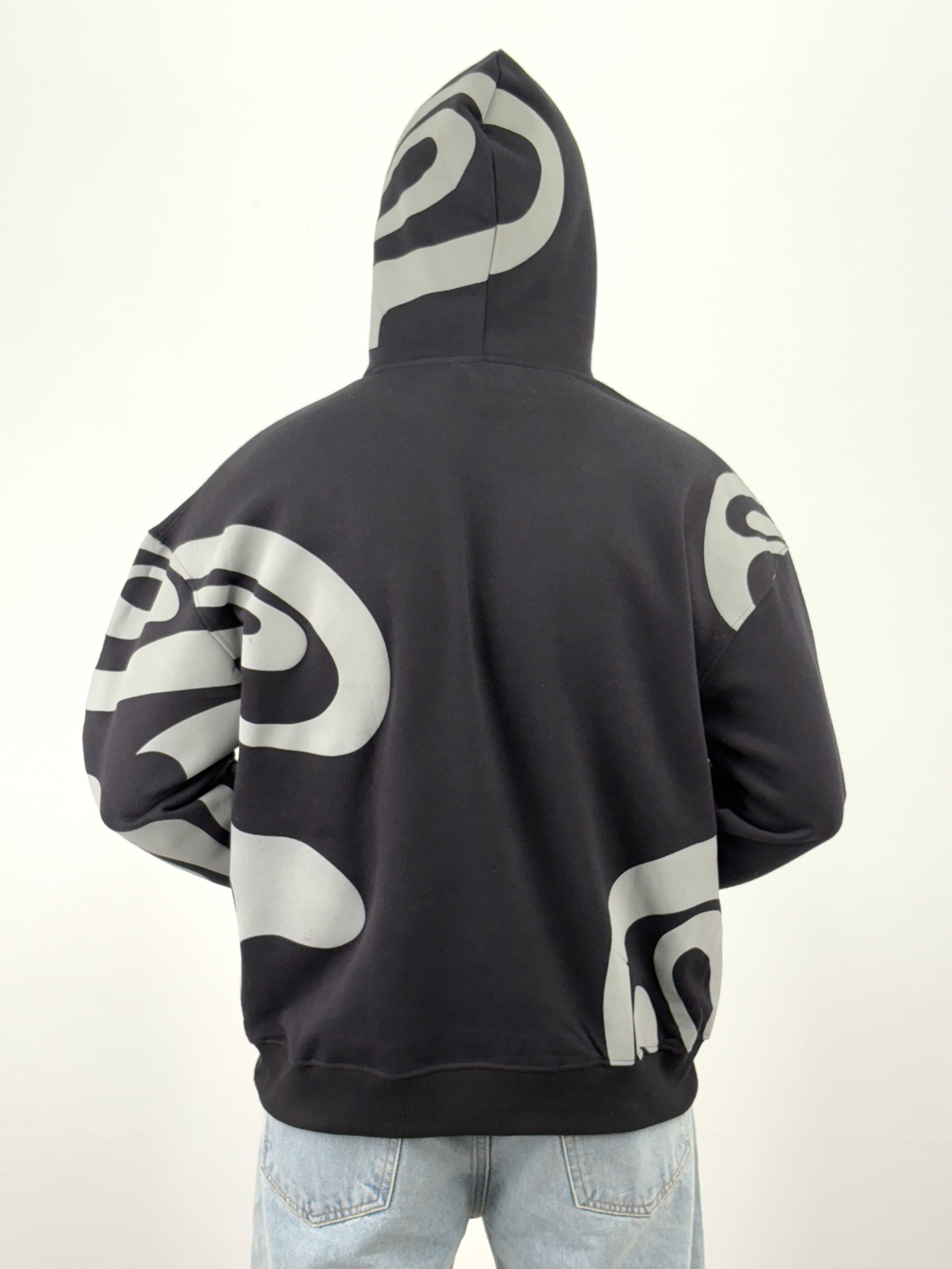 Black Oversized Hoodie
