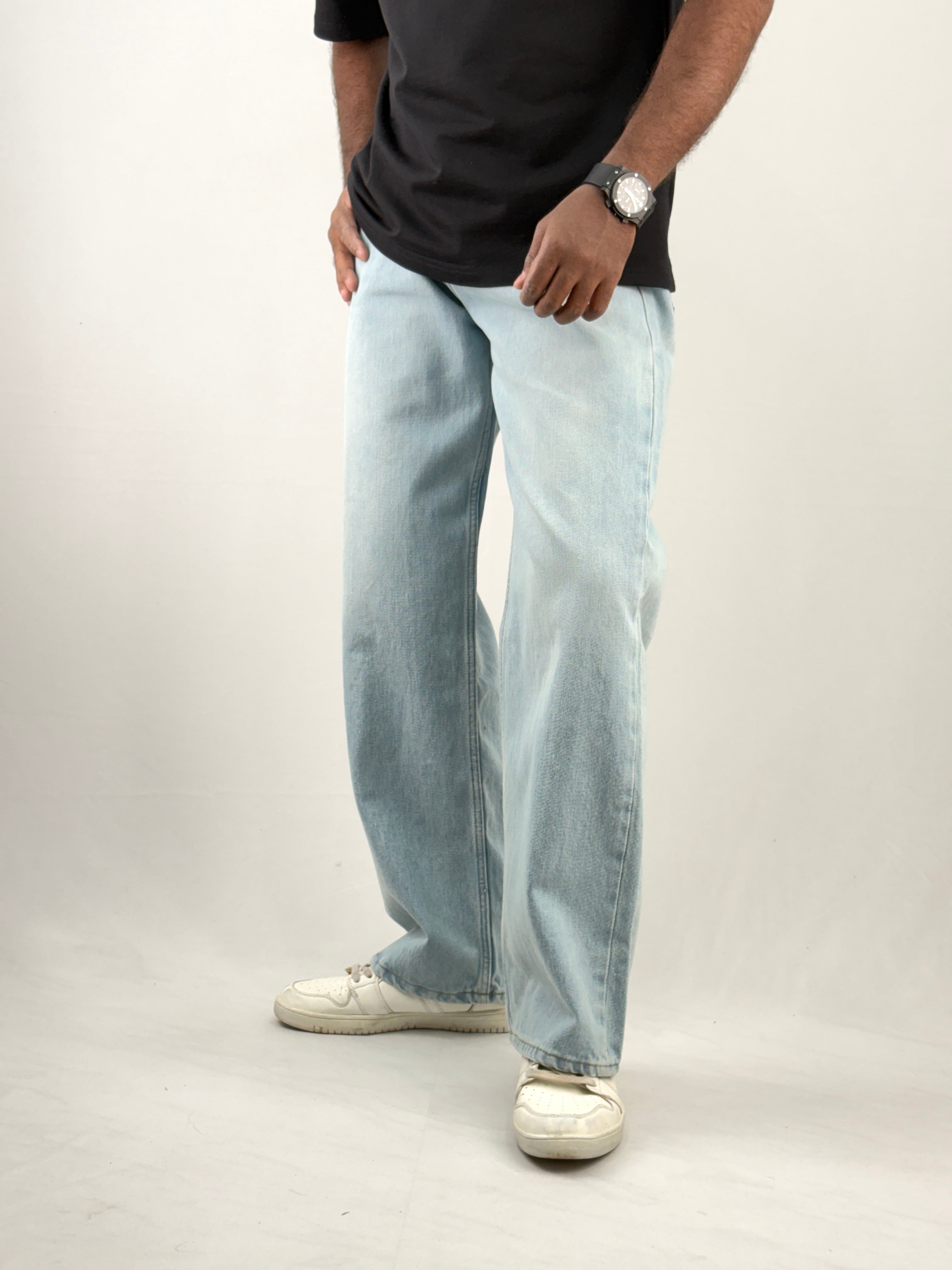 Ice Blue Bootcut Jean